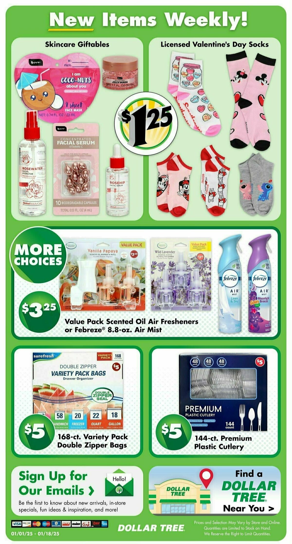 Dollar Tree Weekly Ad from January 1