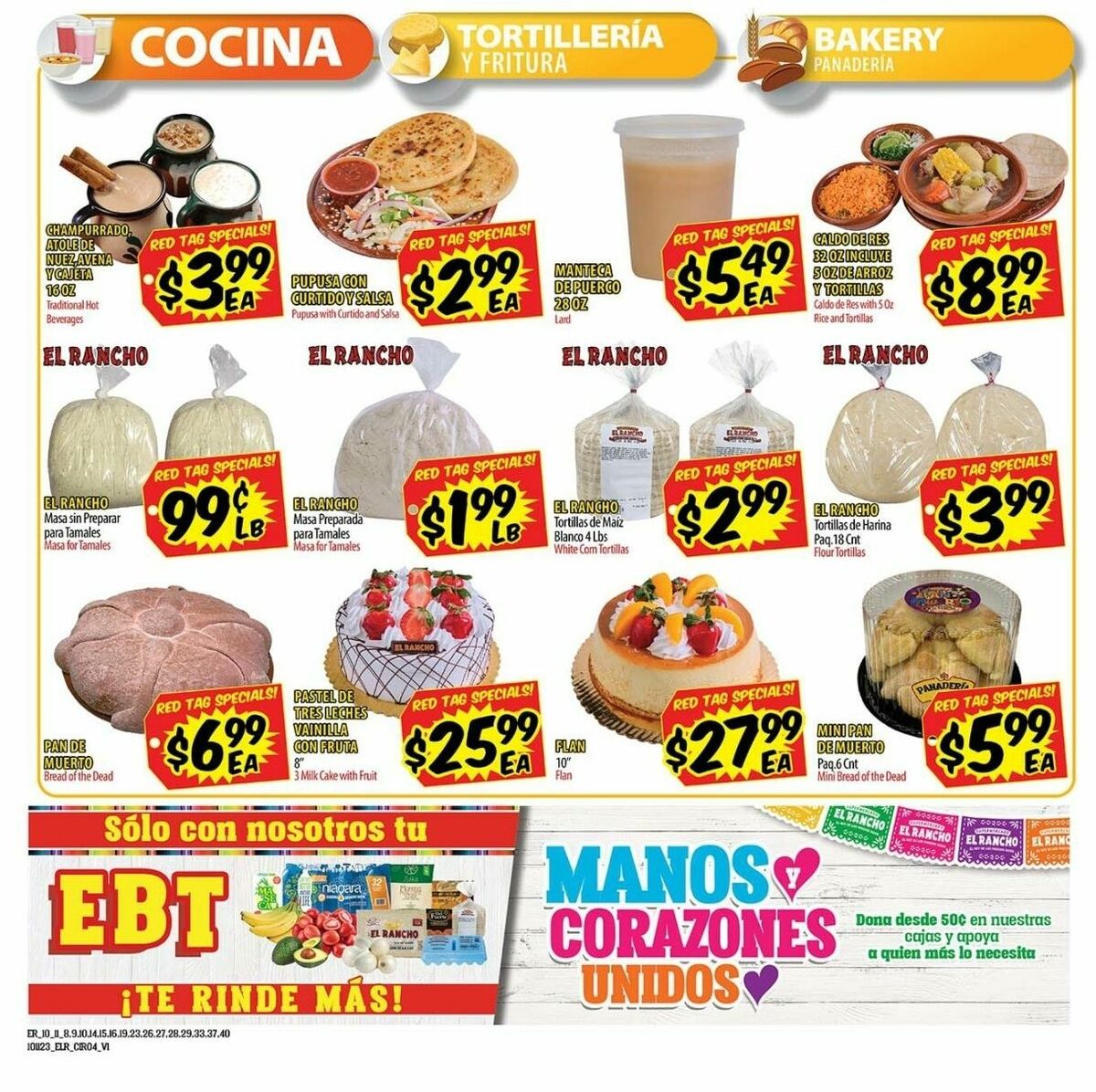 El Rancho Weekly Ad from October 11