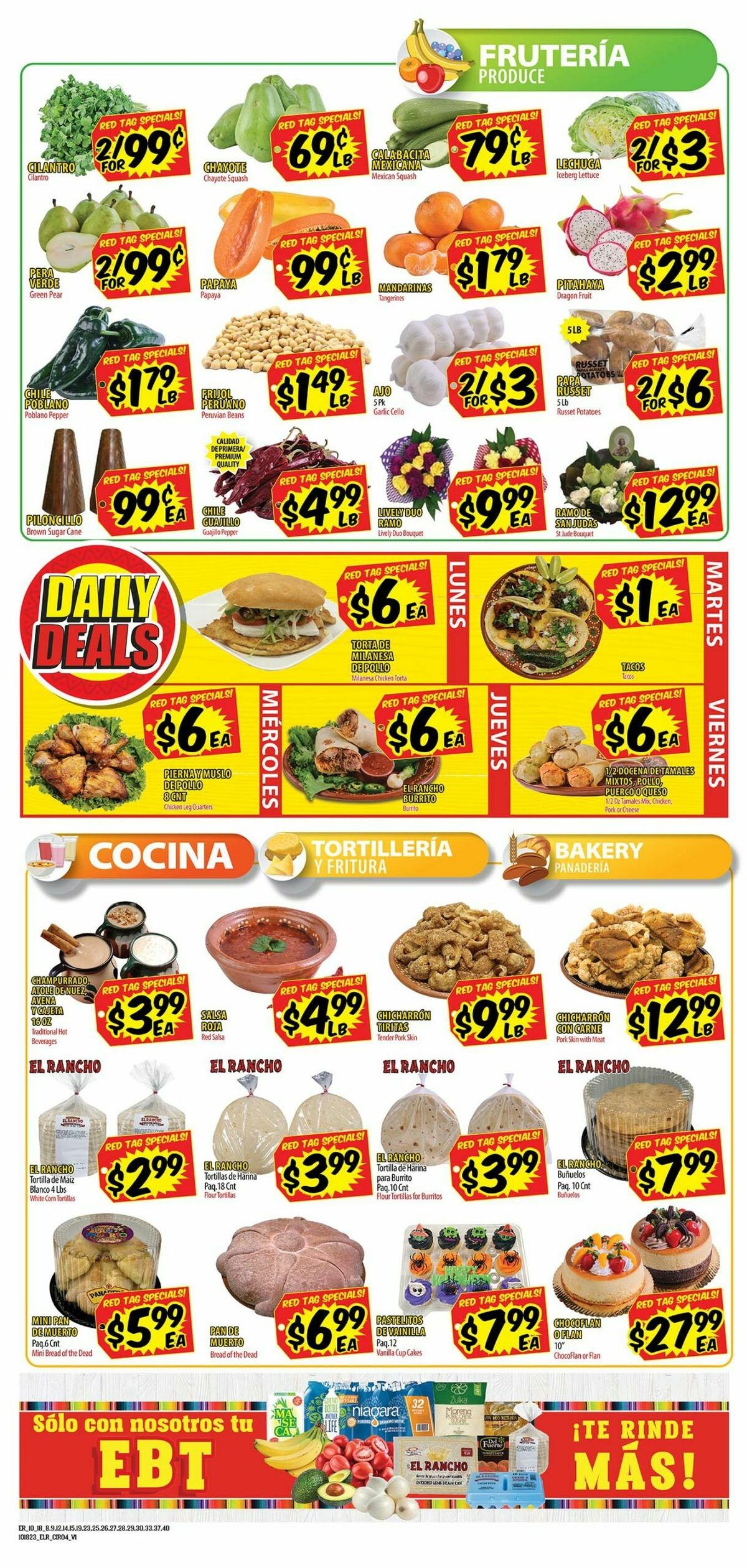 El Rancho Weekly Ad from October 18