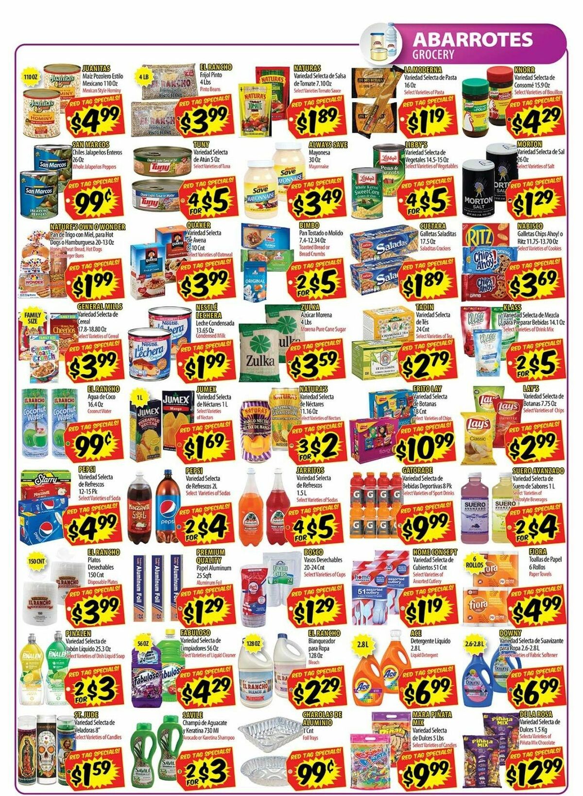 El Rancho Weekly Ad from October 25