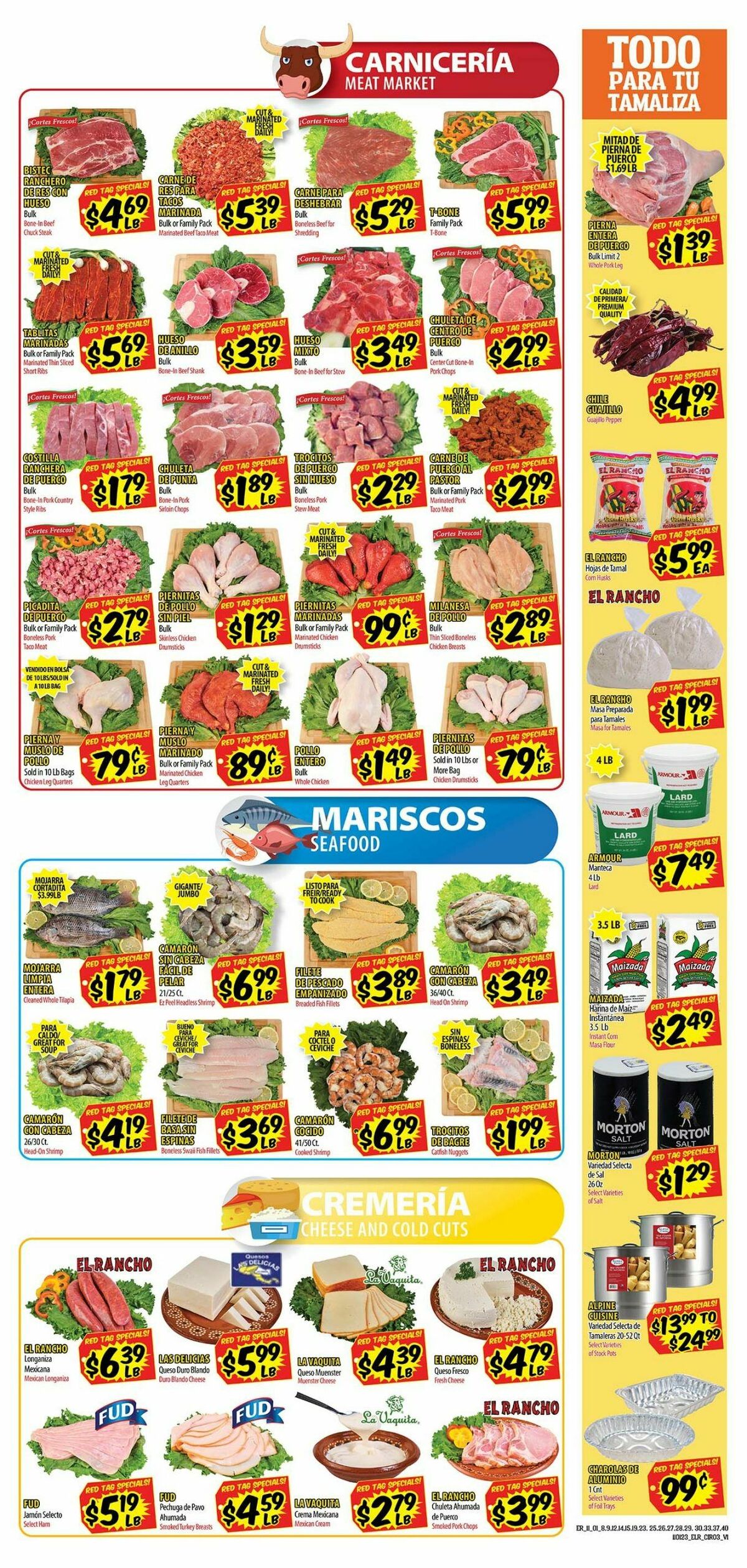 El Rancho Weekly Ad from November 1