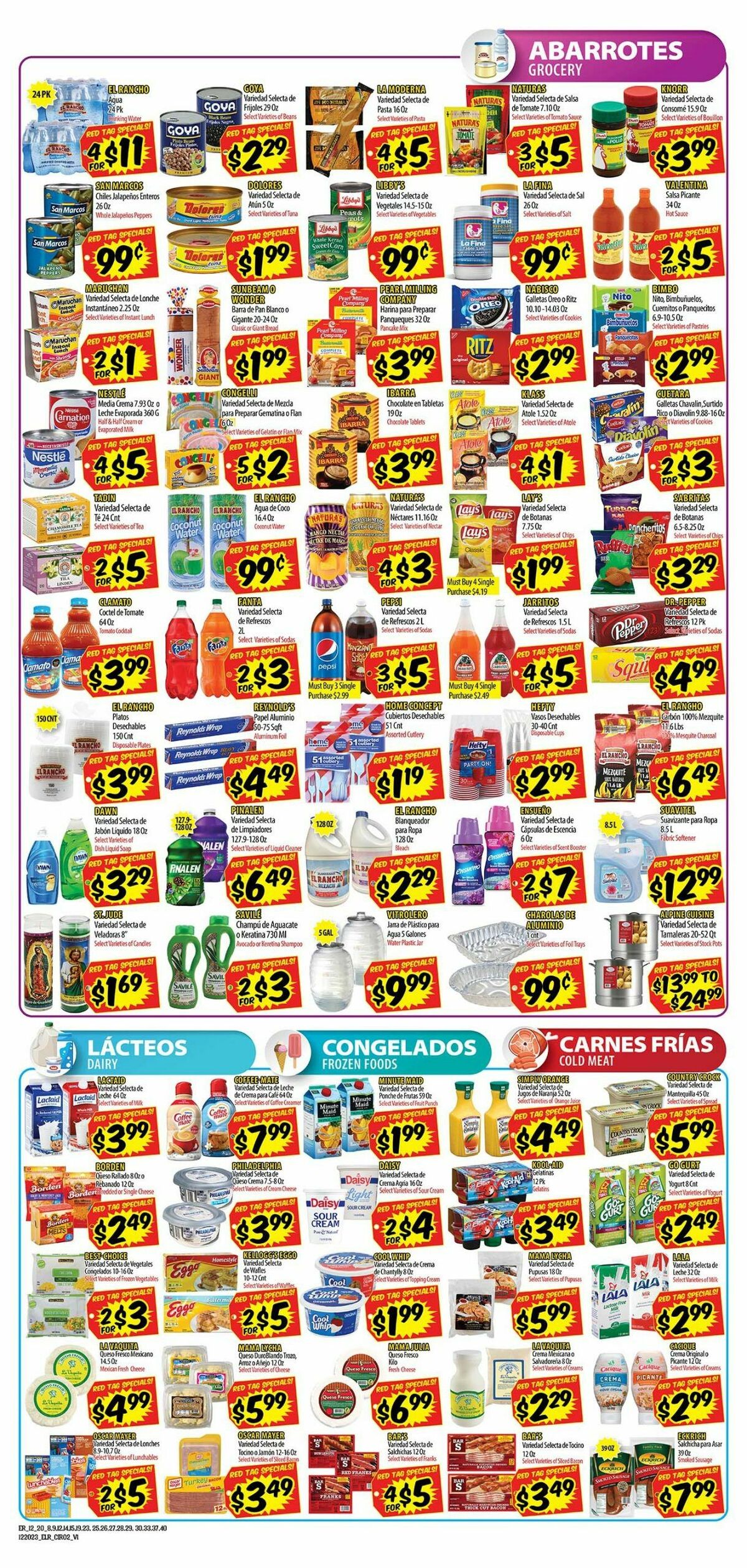 El Rancho Weekly Ad from December 20