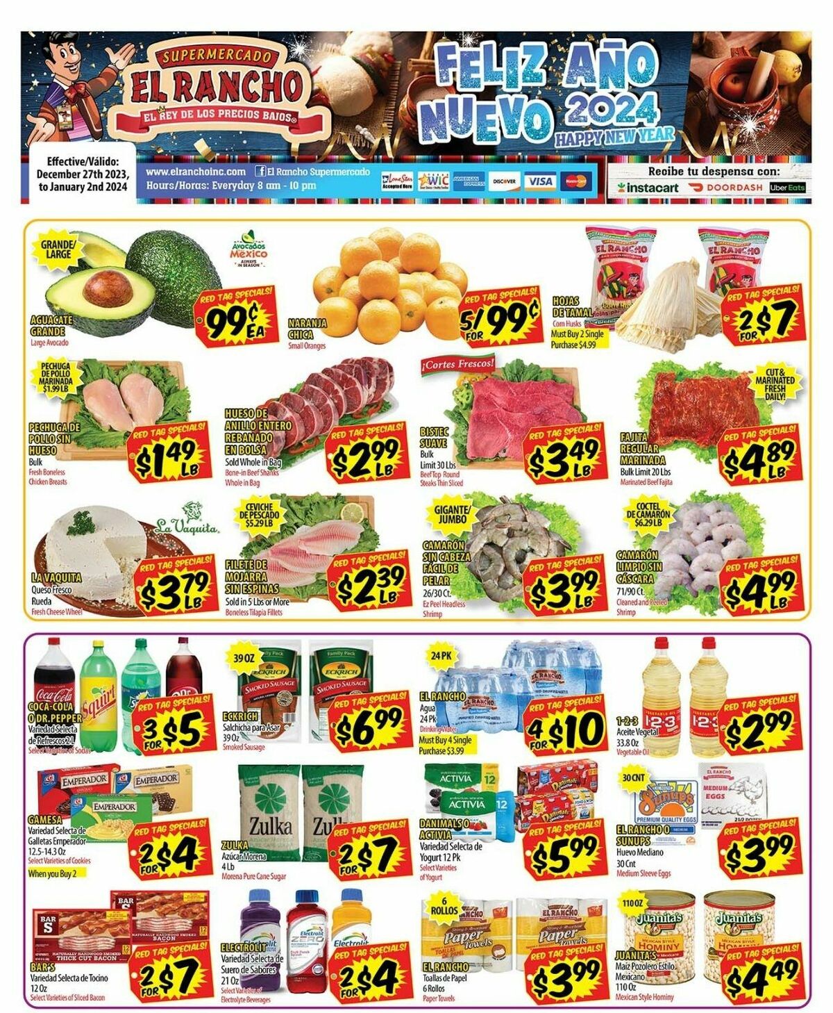 El Rancho Weekly Ad from December 27