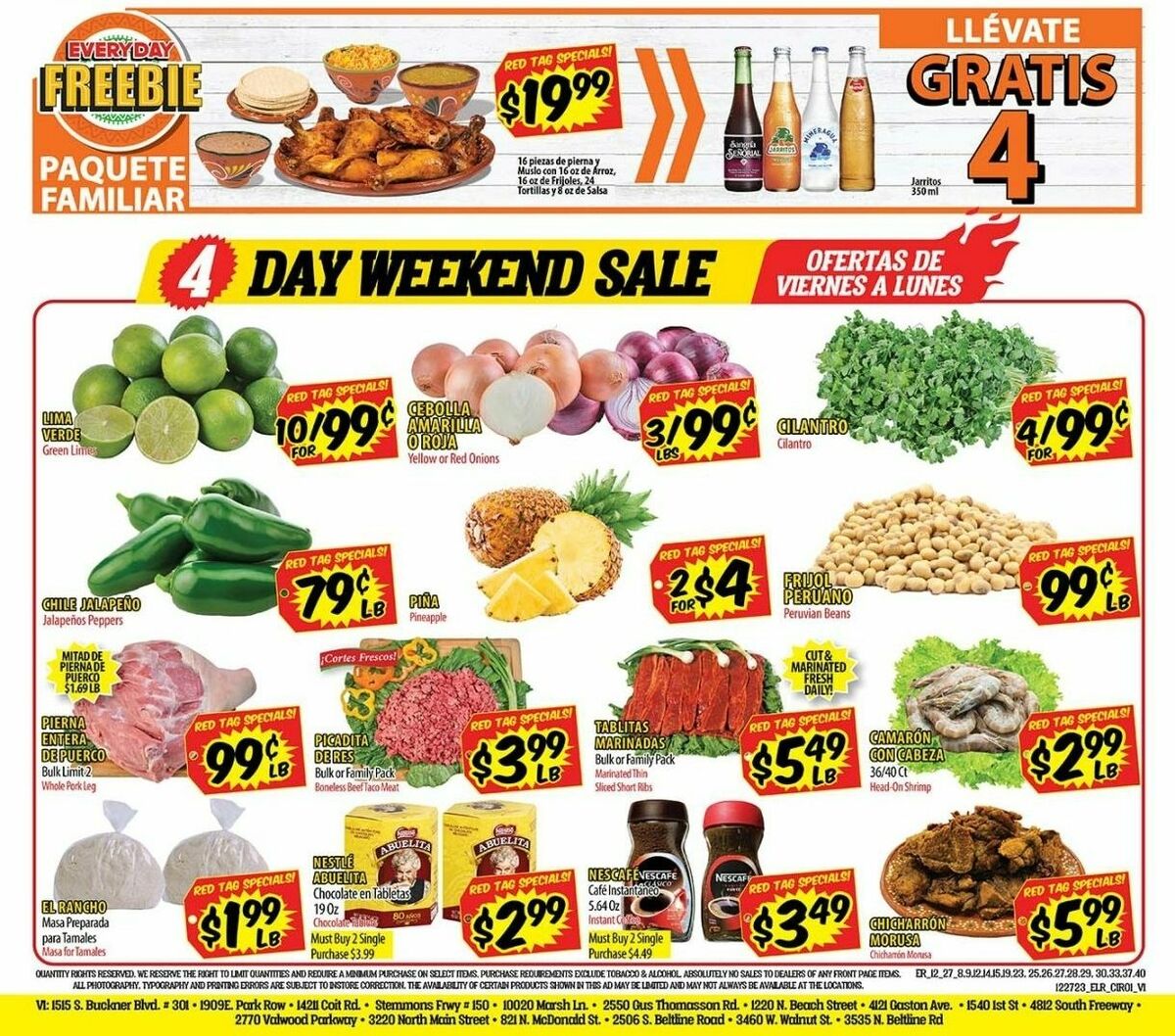 El Rancho Weekly Ad from December 27