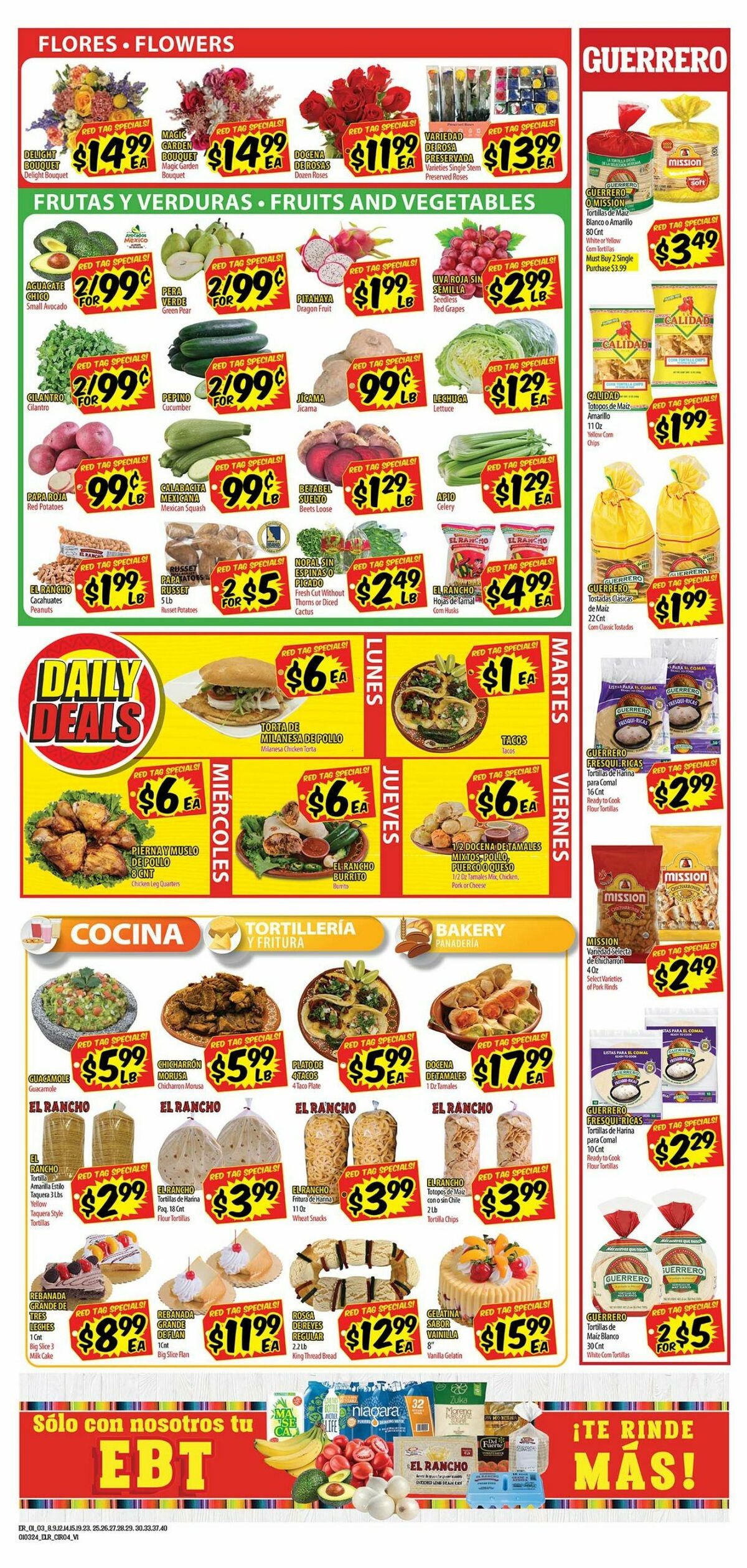 El Rancho Weekly Ad from January 3