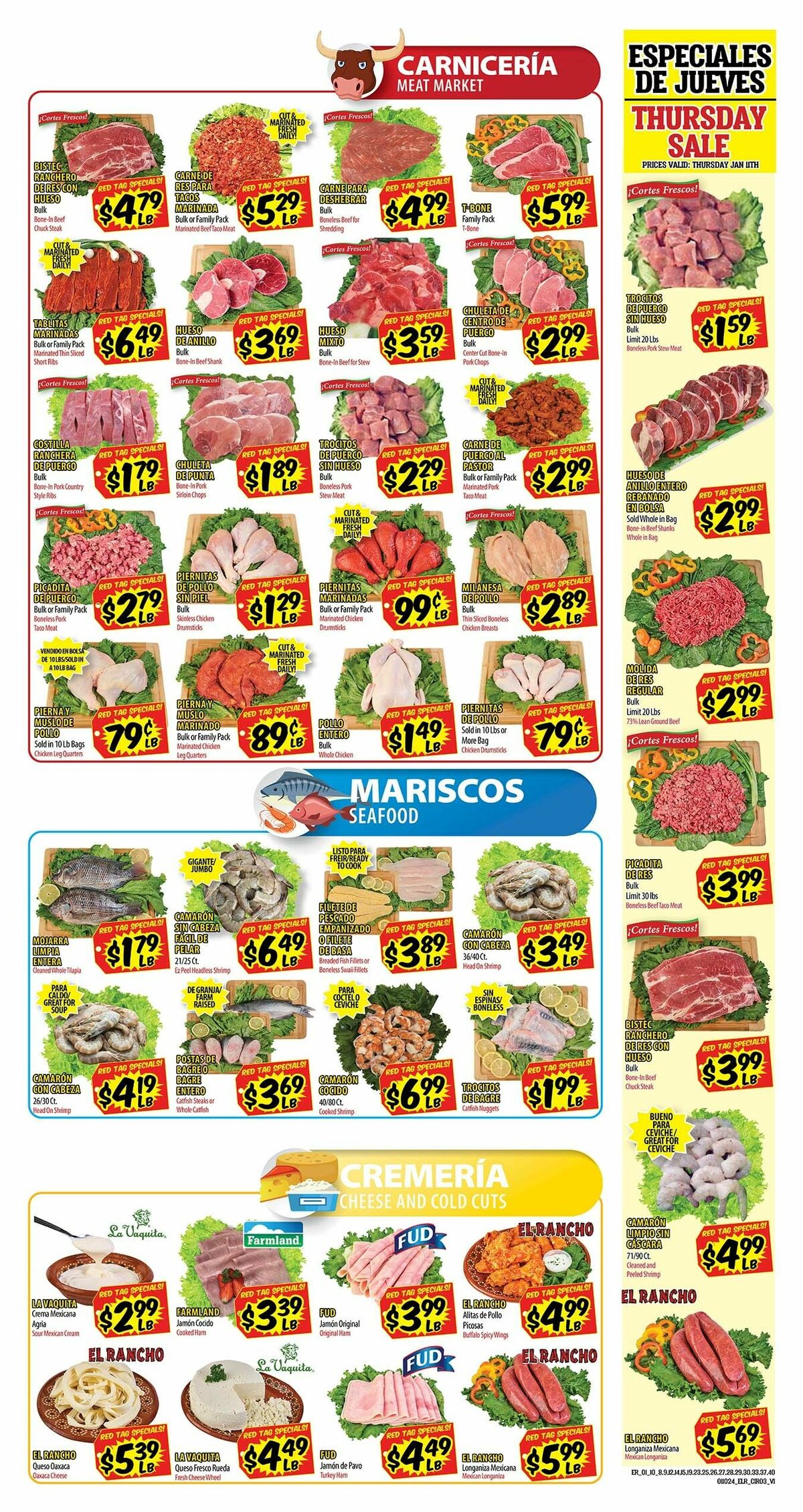 El Rancho Weekly Ad from January 10