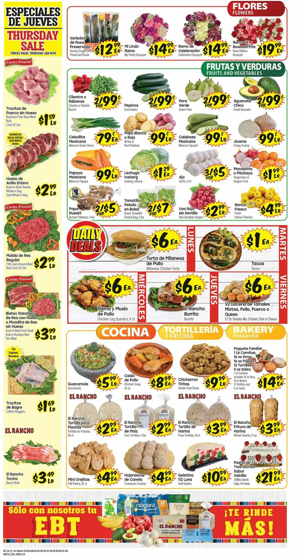 El Rancho Weekly Ad from January 17