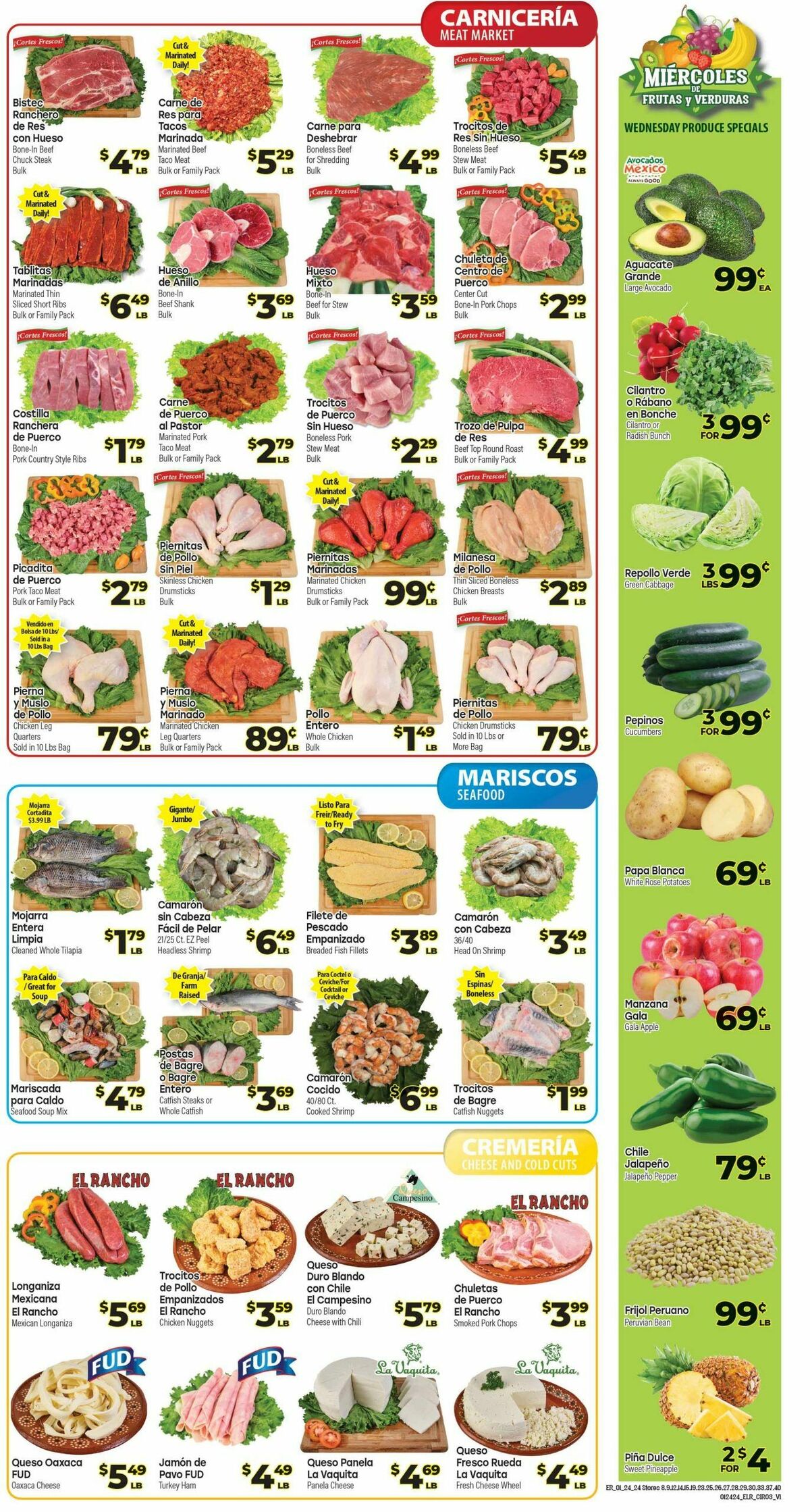 El Rancho Weekly Ad from January 24