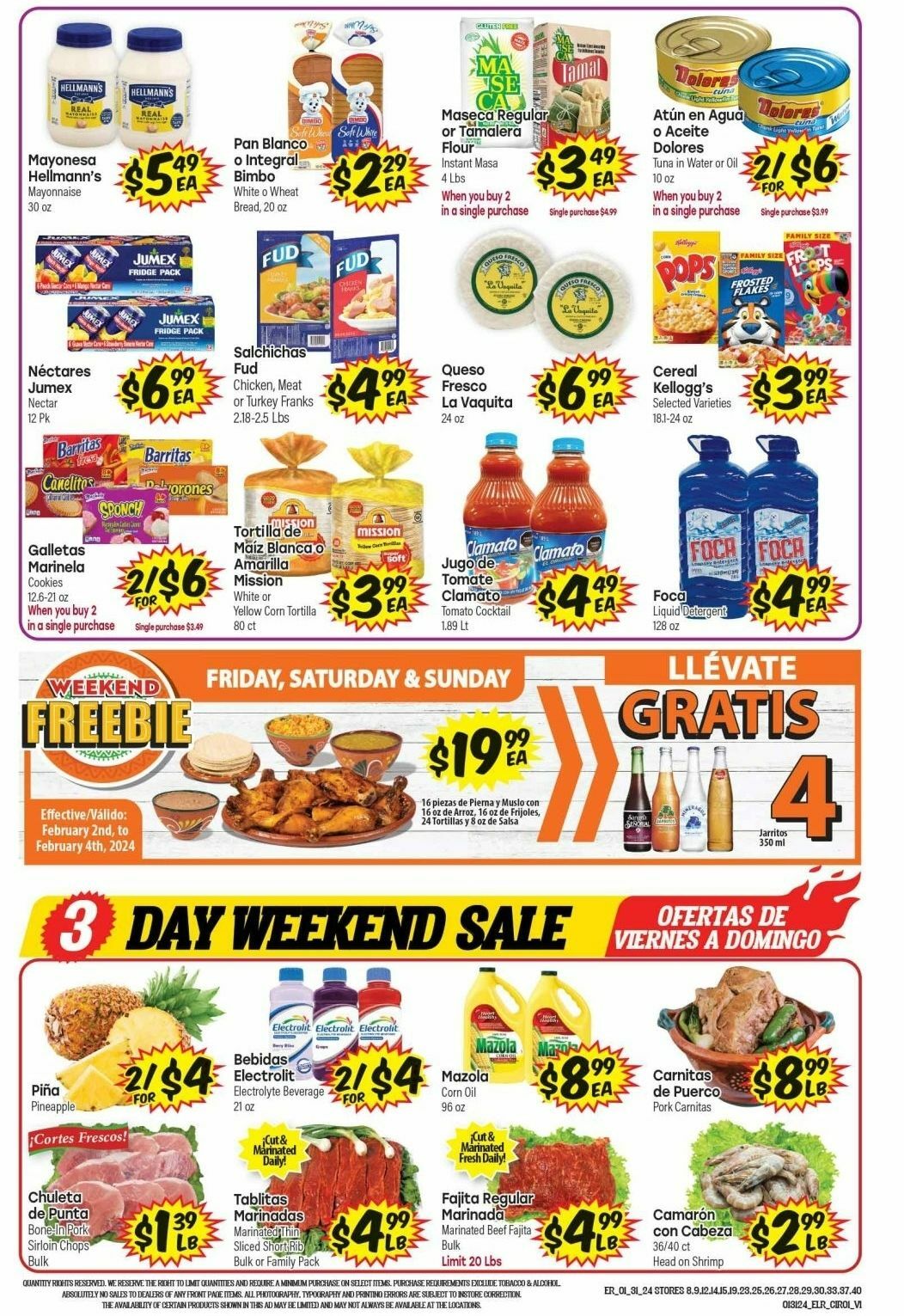 El Rancho Weekly Ad from January 31