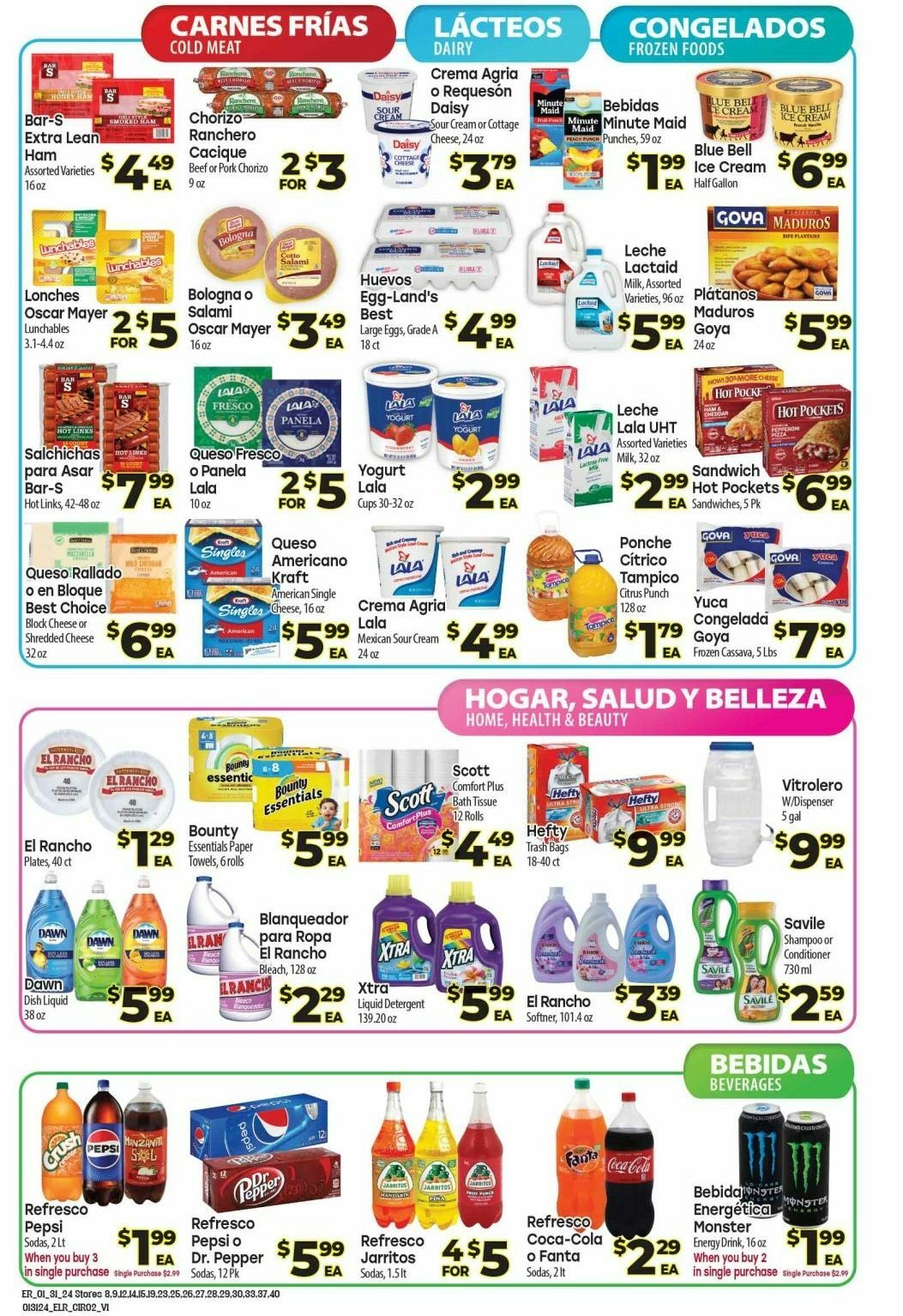 El Rancho Weekly Ad from January 31