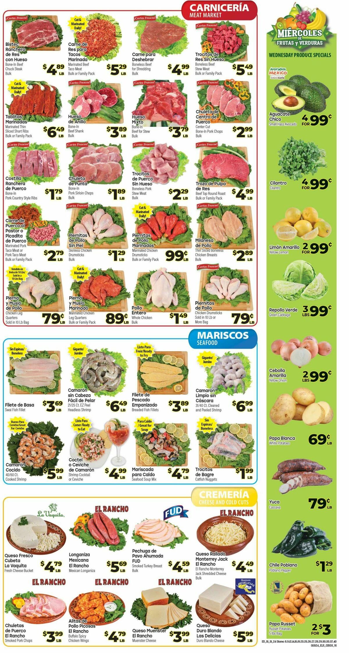 El Rancho Weekly Ad from January 31