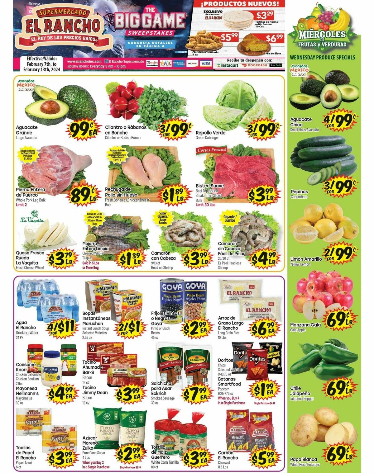 El Rancho Weekly Ad from February 7