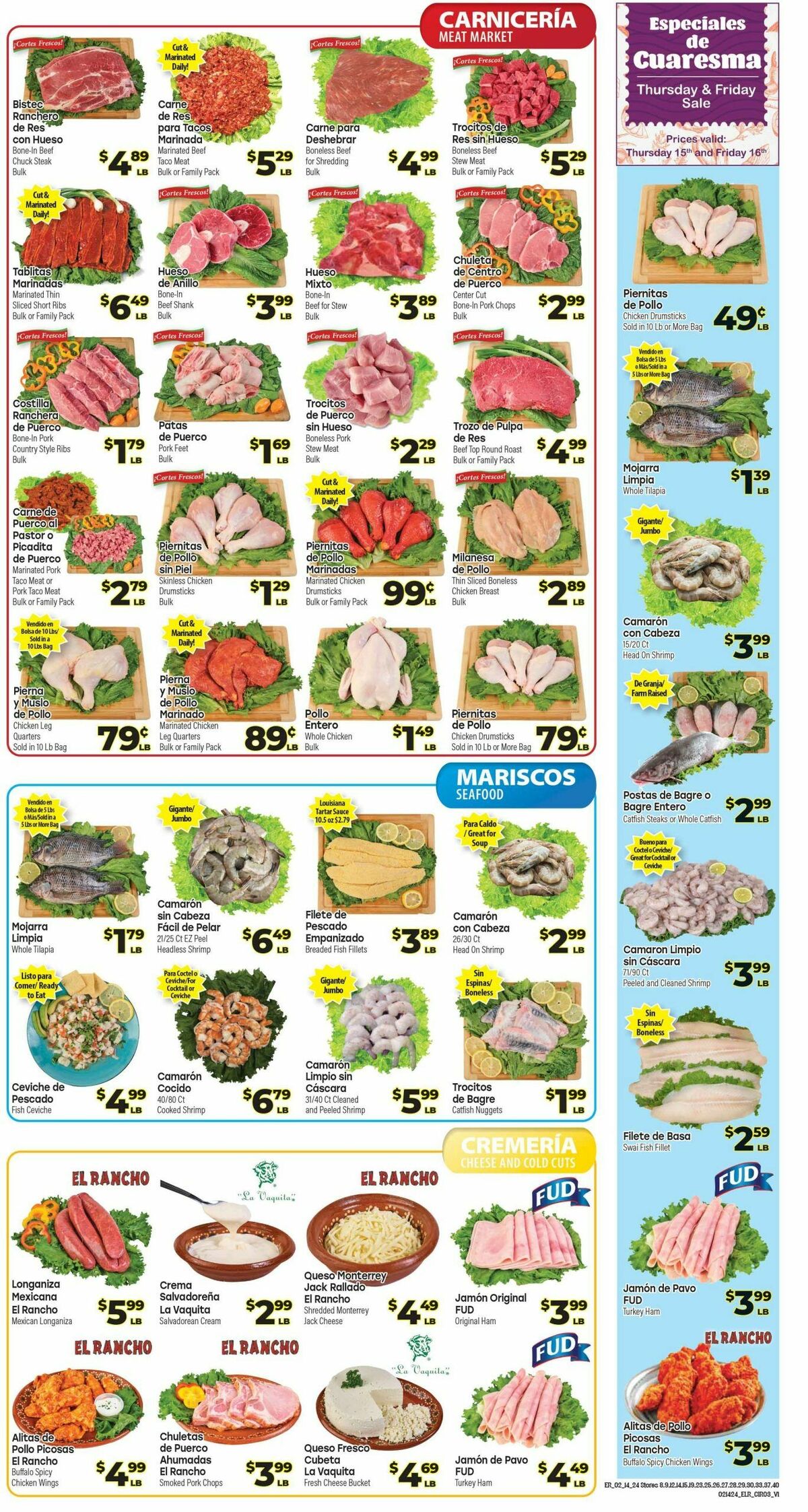 El Rancho Weekly Ad from February 14