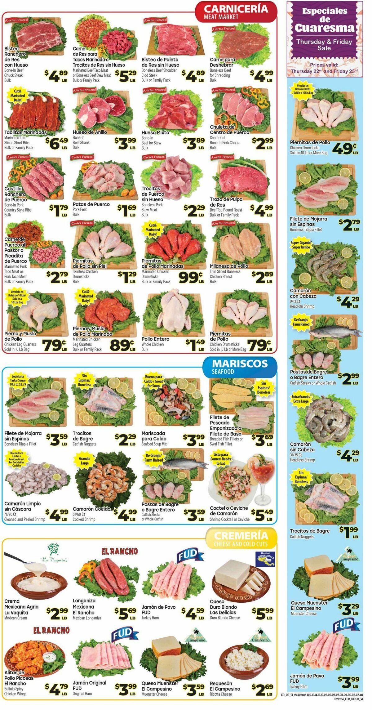 El Rancho Weekly Ad from February 21