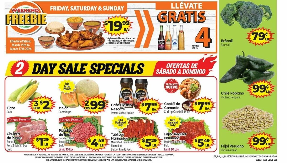 El Rancho Weekly Ad from March 13