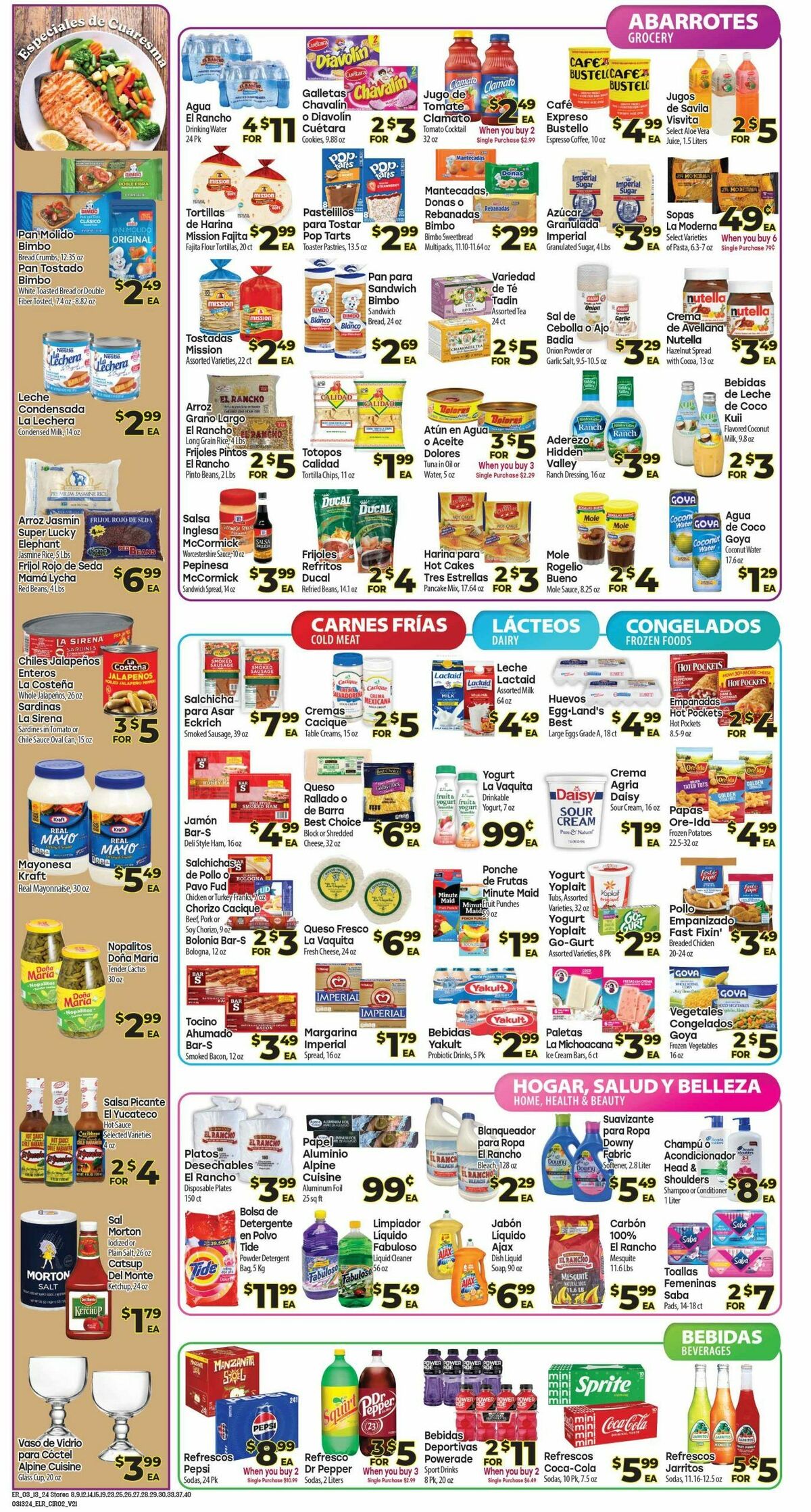 El Rancho Weekly Ad from March 13