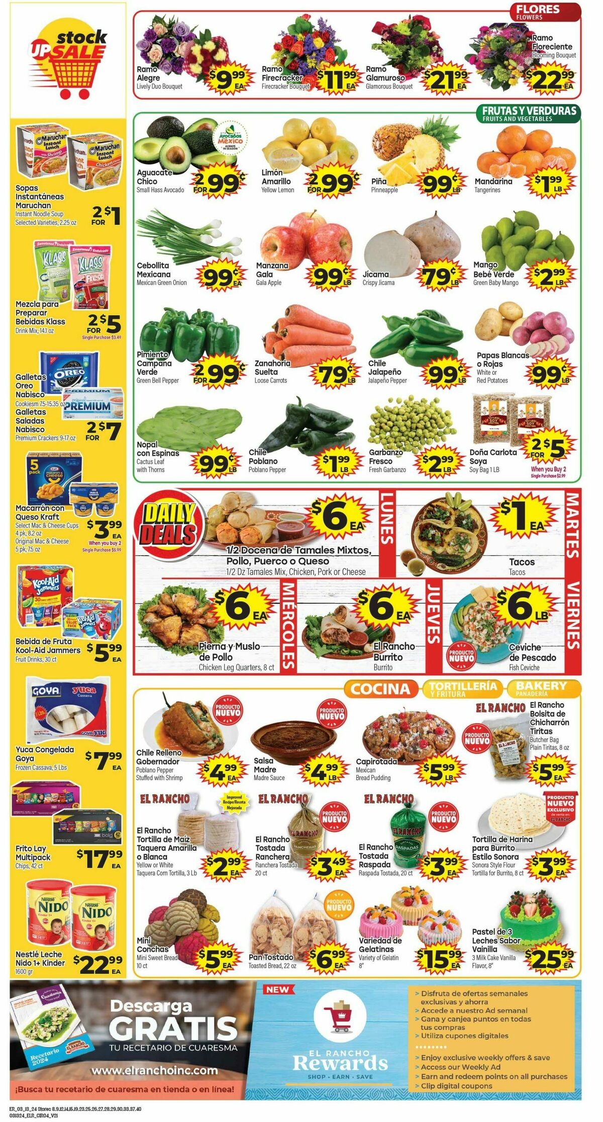 El Rancho Weekly Ad from March 13