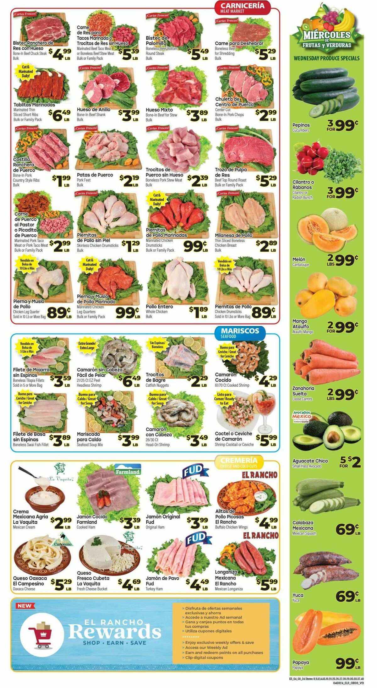 El Rancho Weekly Ad from April 3