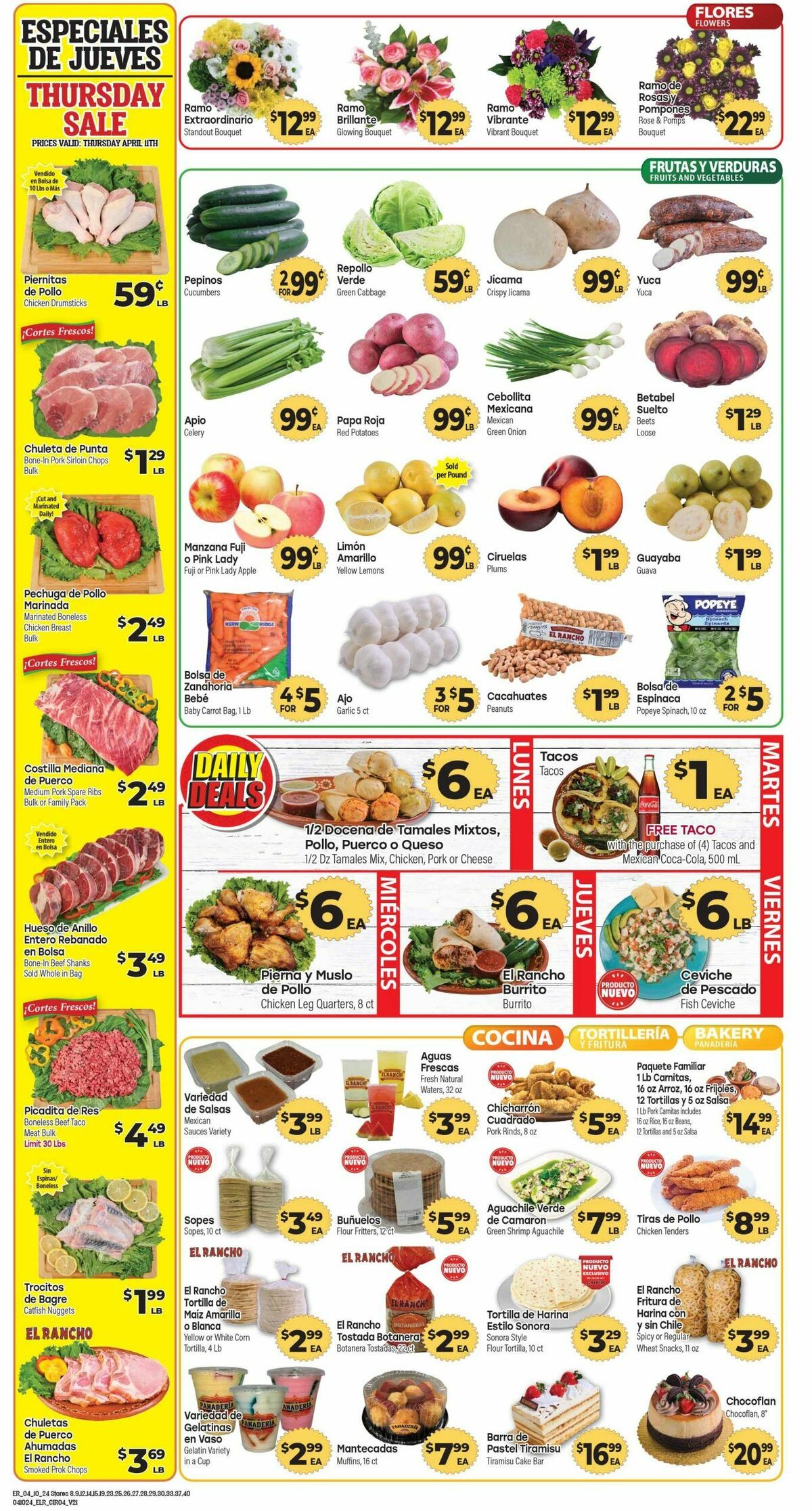 El Rancho Weekly Ad from April 10