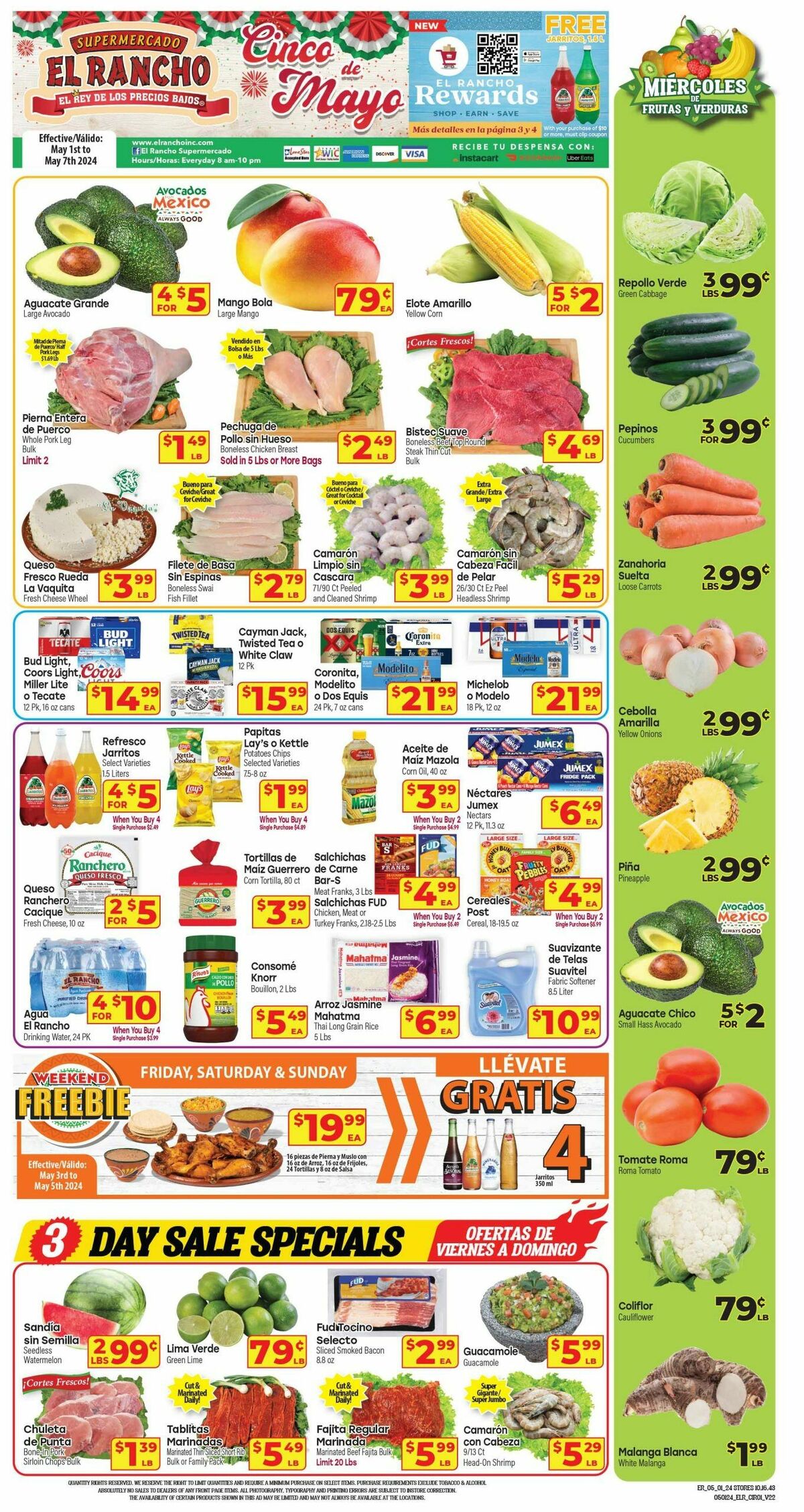 El Rancho Weekly Ad from May 1