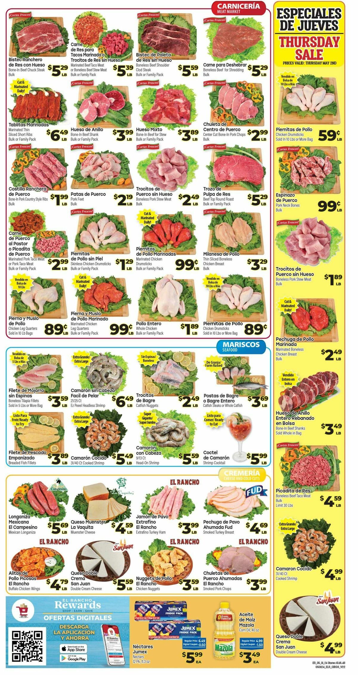 El Rancho Weekly Ad from May 1