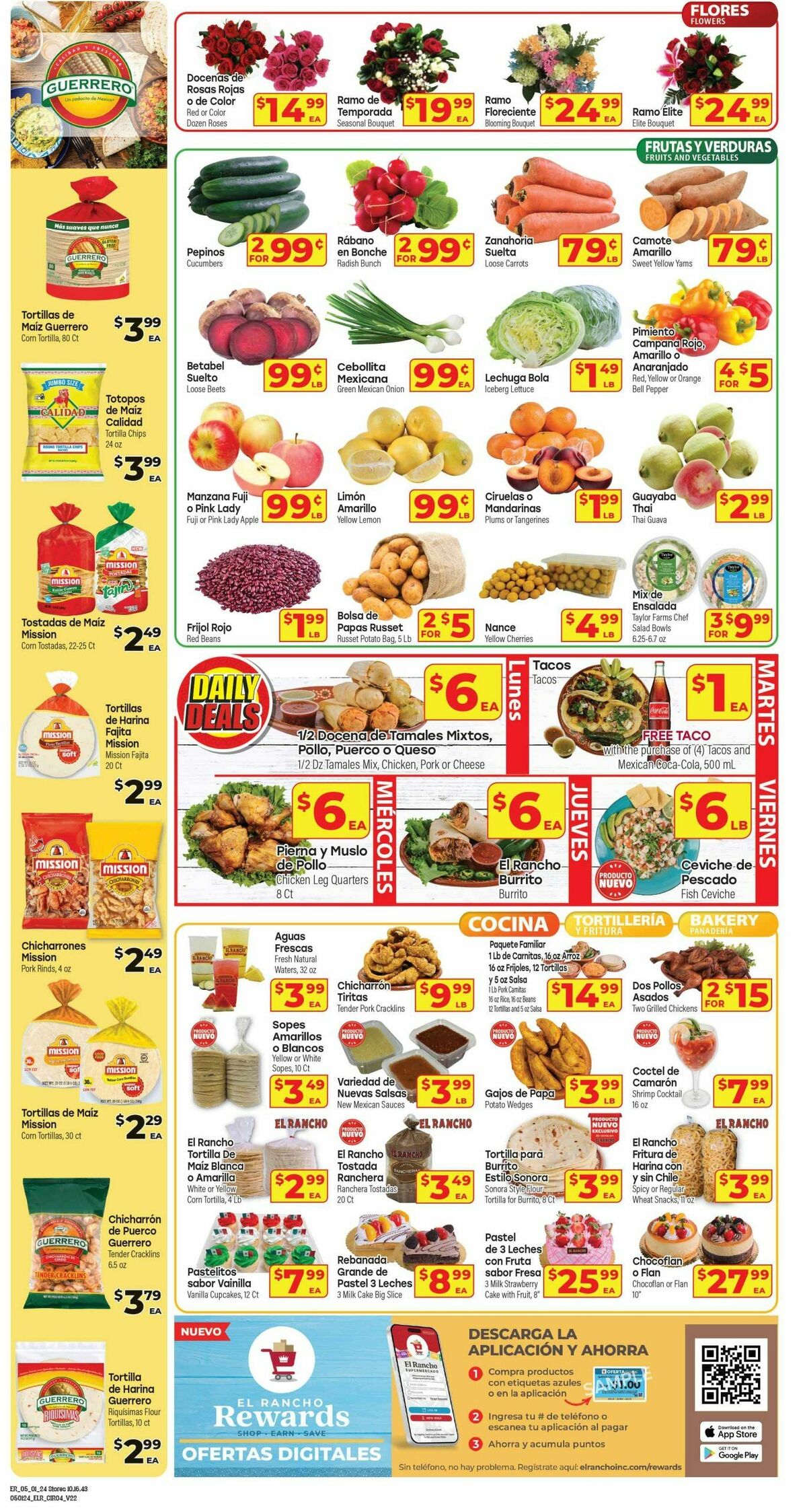 El Rancho Weekly Ad from May 1