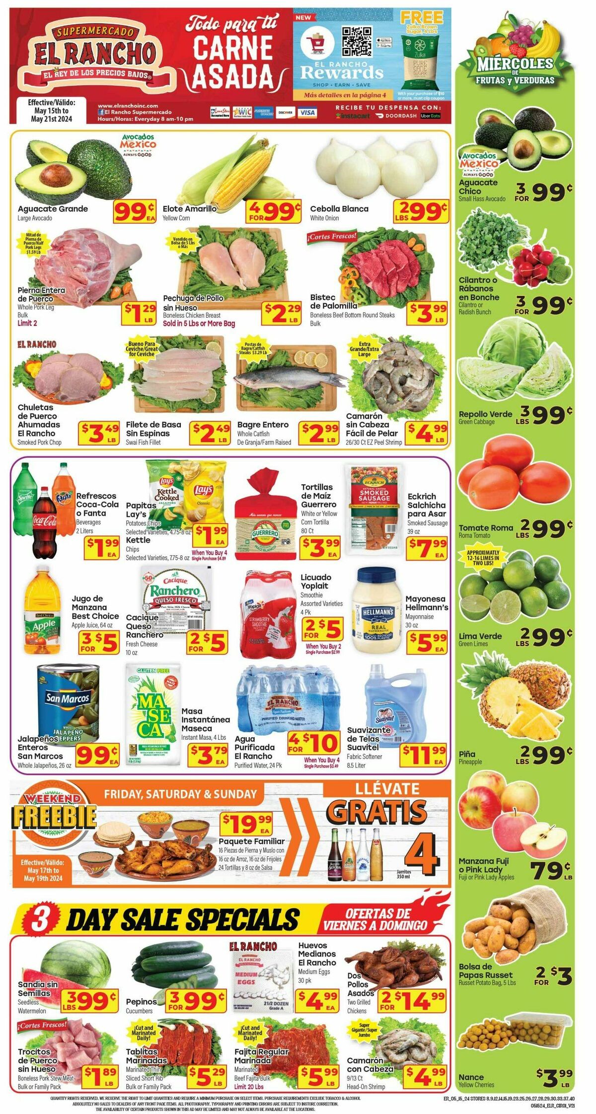 El Rancho Weekly Ad from May 15