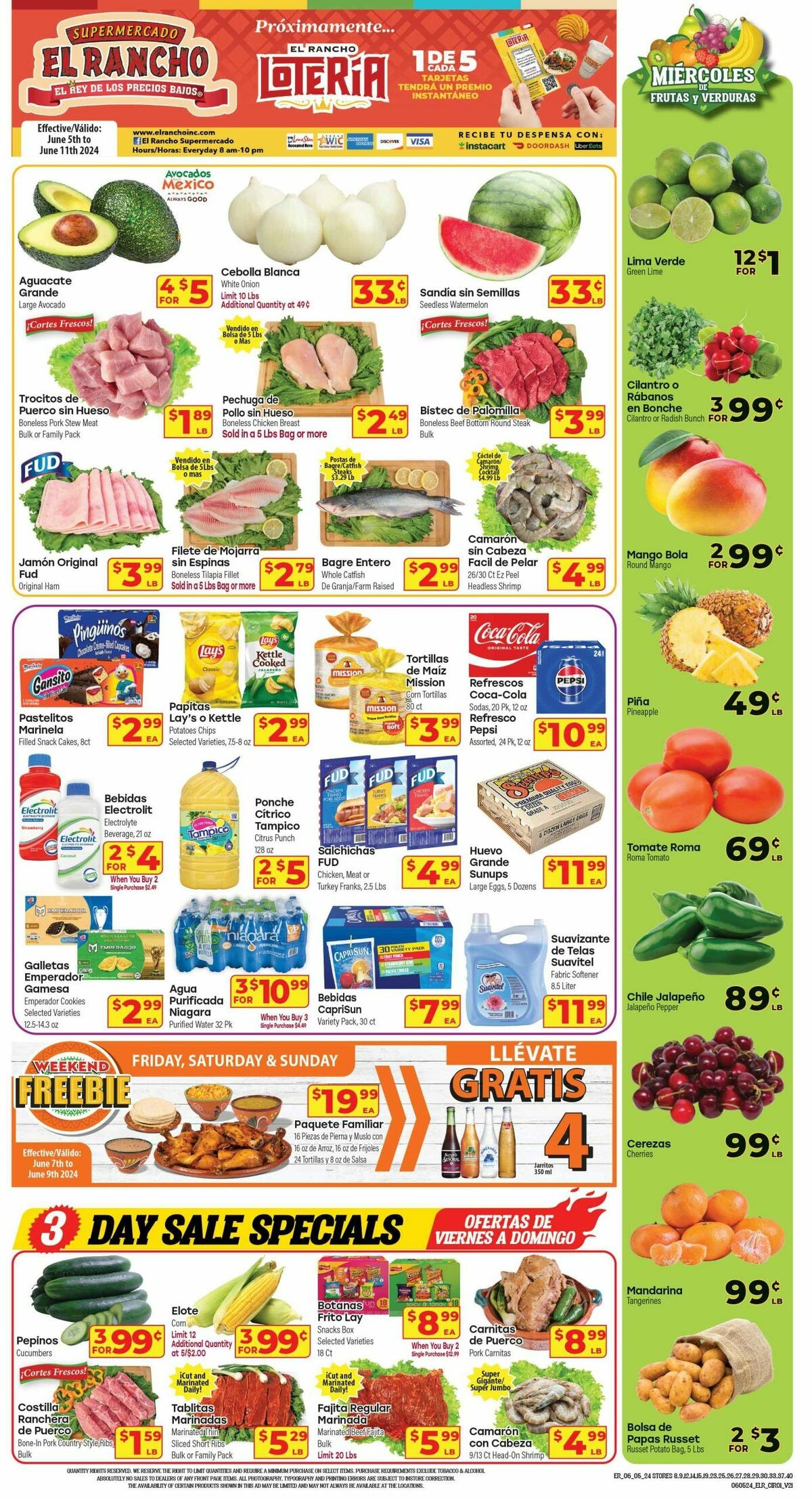 El Rancho Weekly Ad from June 5