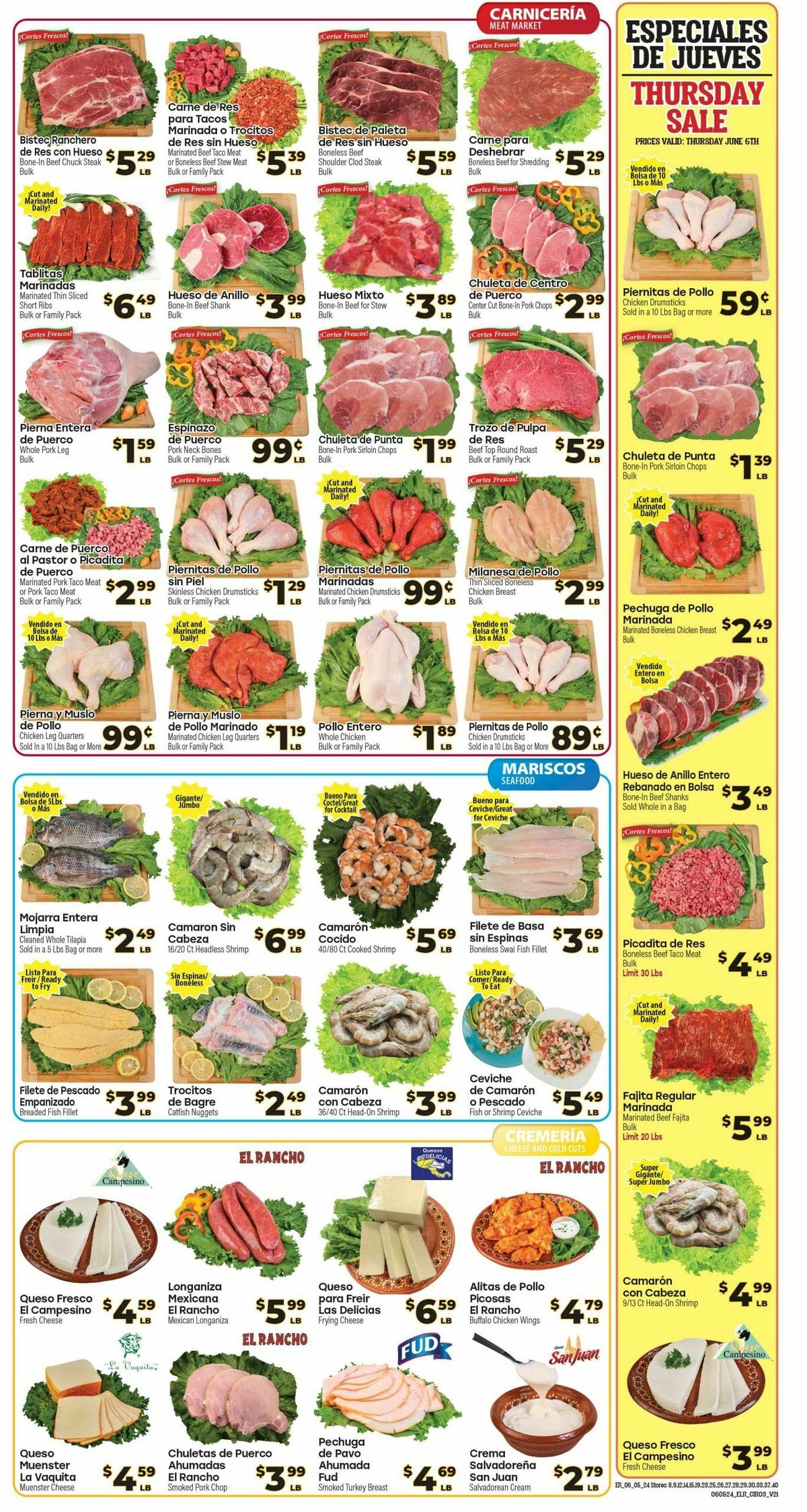 El Rancho Weekly Ad from June 5