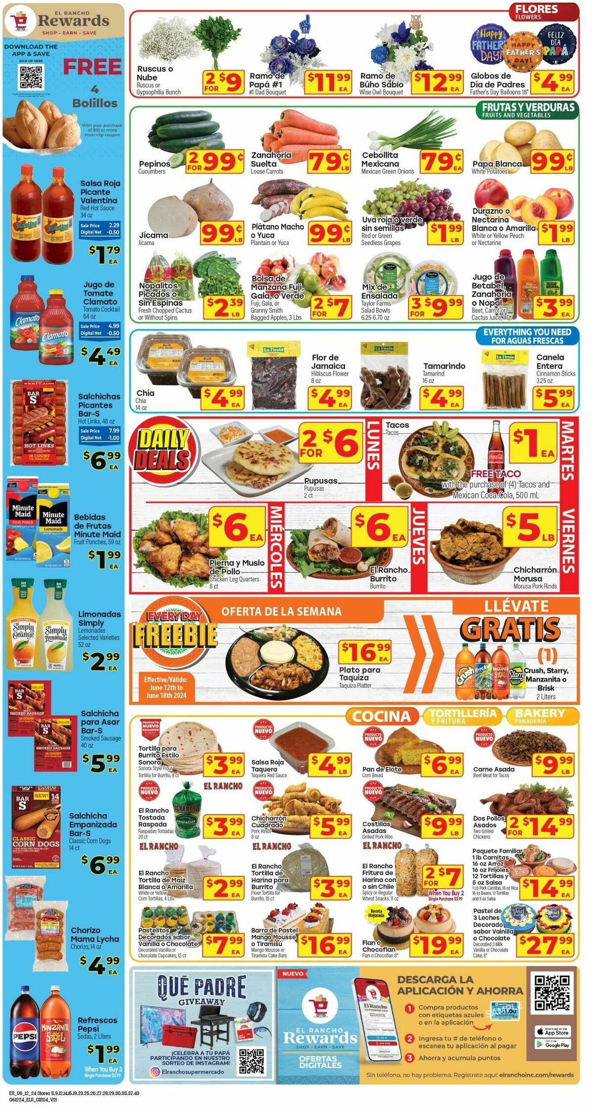 El Rancho Weekly Ad from June 12