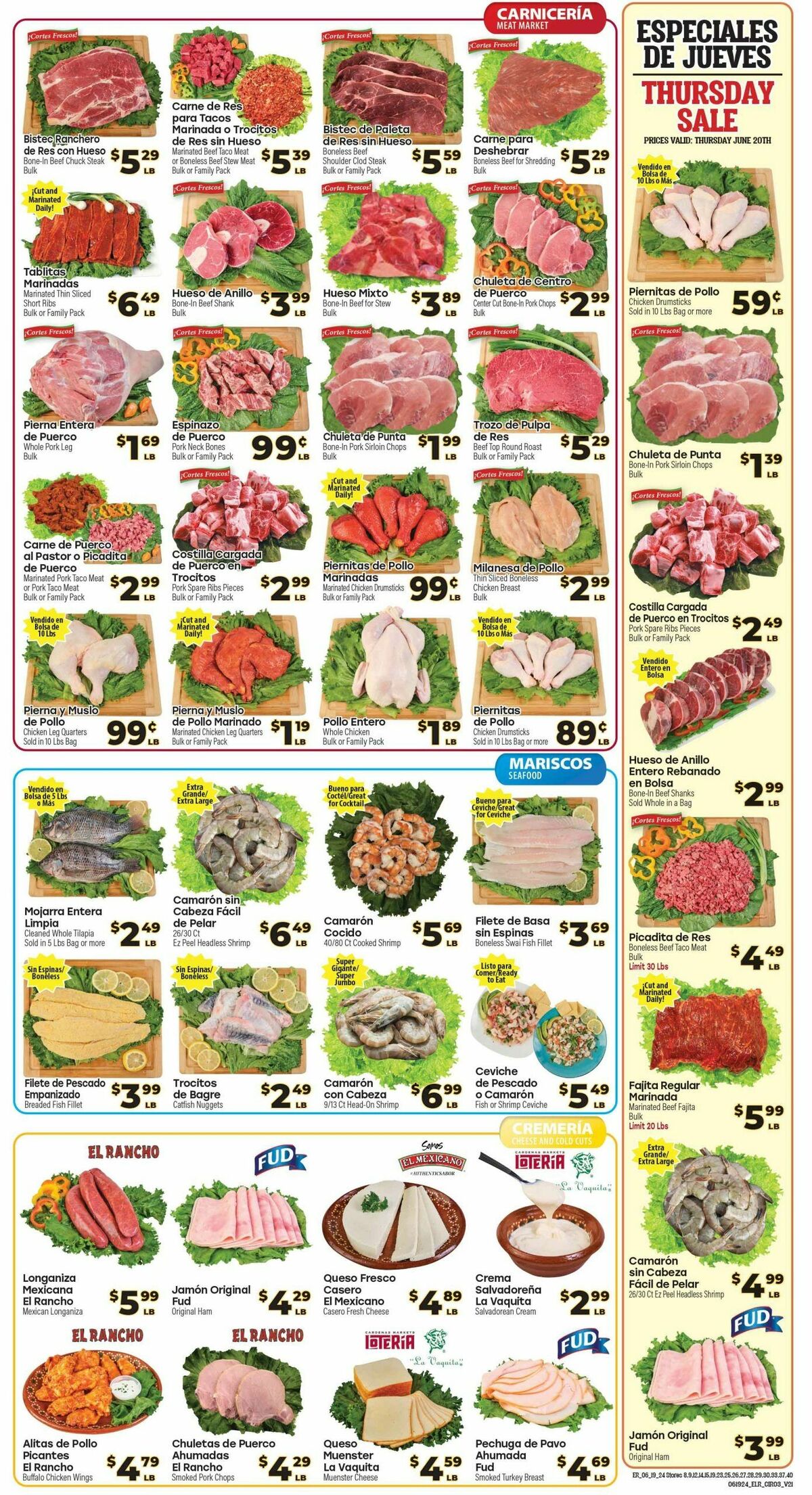 El Rancho Weekly Ad from June 19