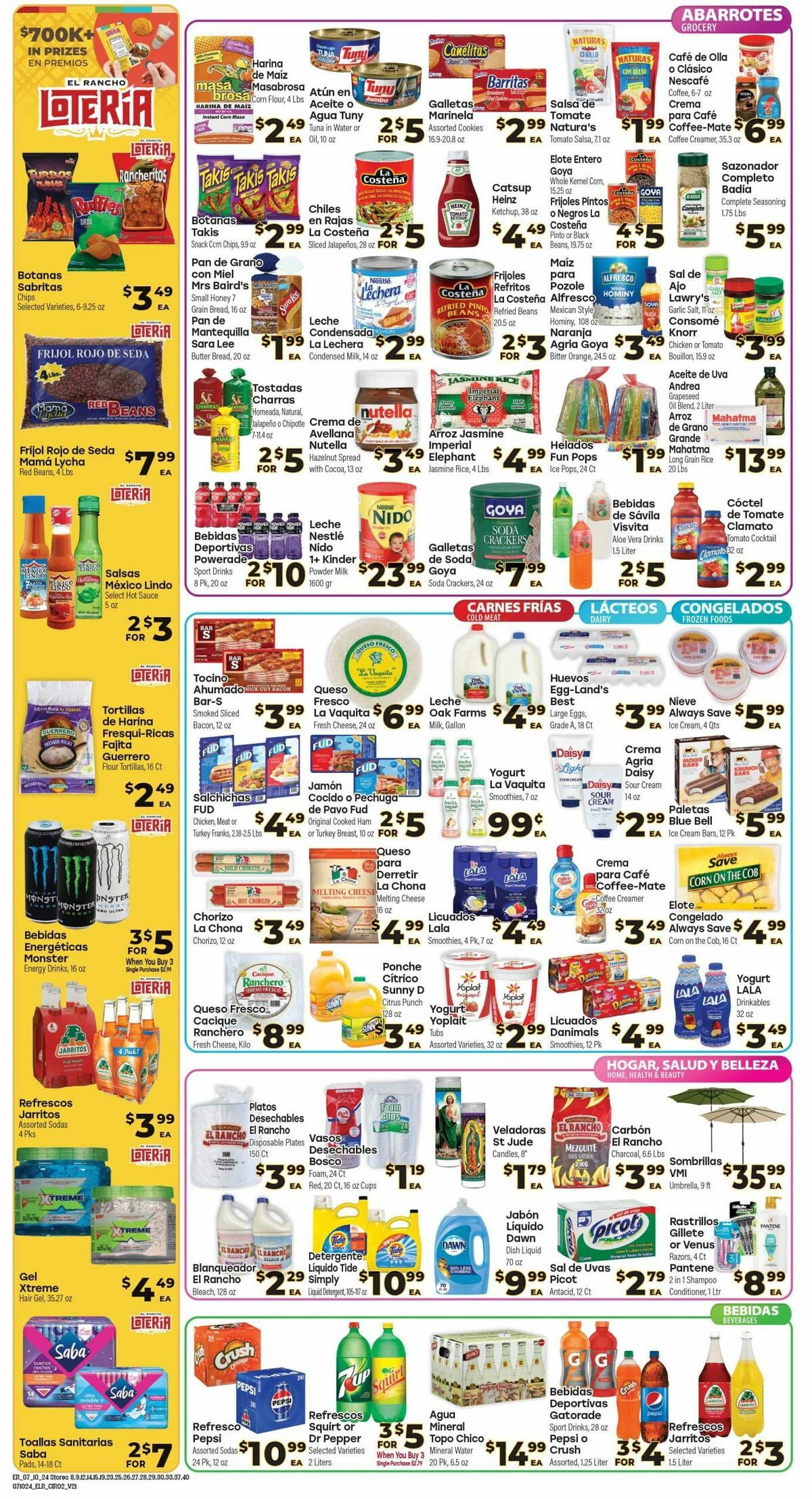 El Rancho Weekly Ad from July 10