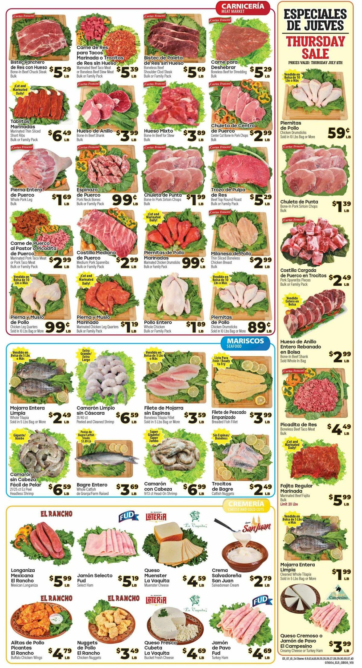 El Rancho Weekly Ad from July 10