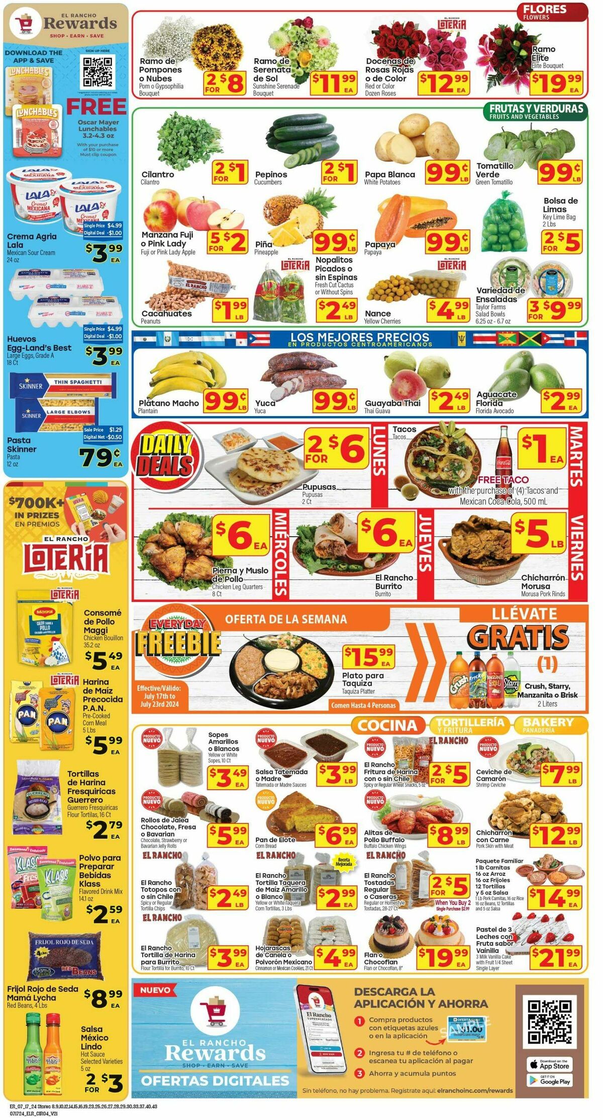 El Rancho Weekly Ad from July 17