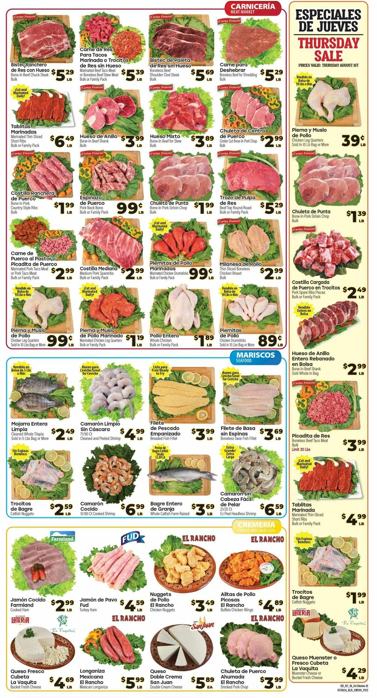 El Rancho Weekly Ad from July 31