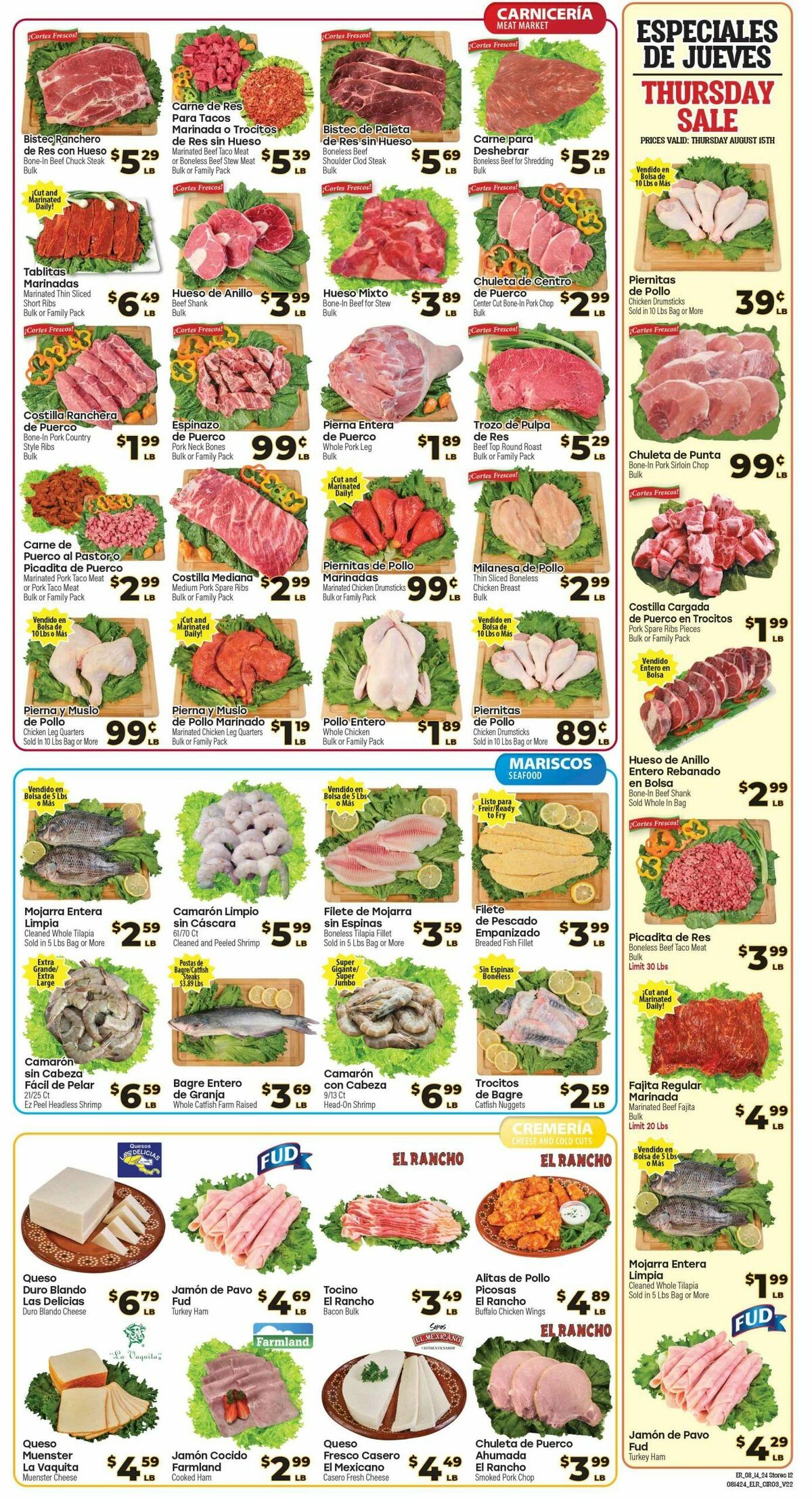 El Rancho Weekly Ad from August 14