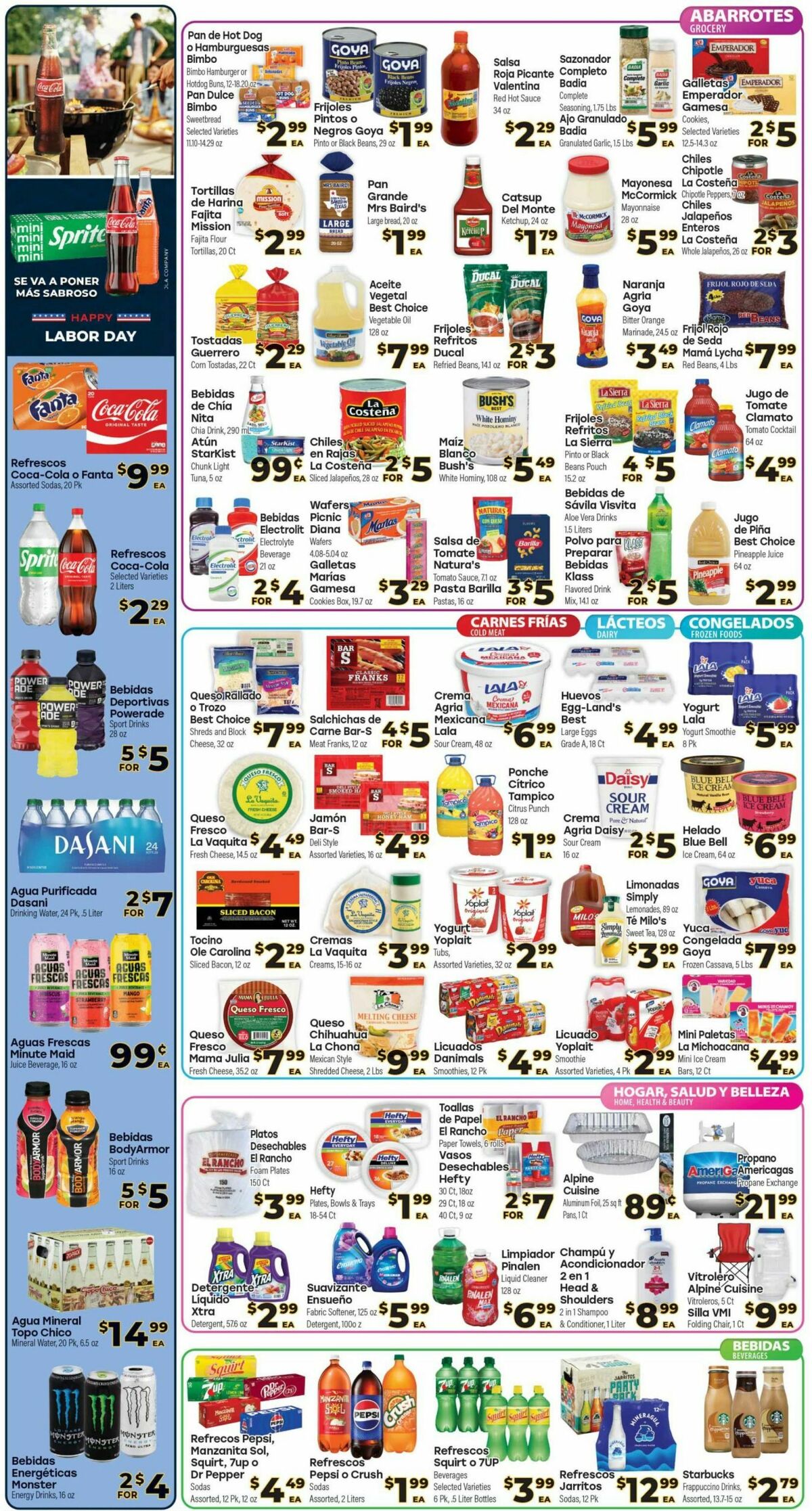 El Rancho Weekly Ad from August 28