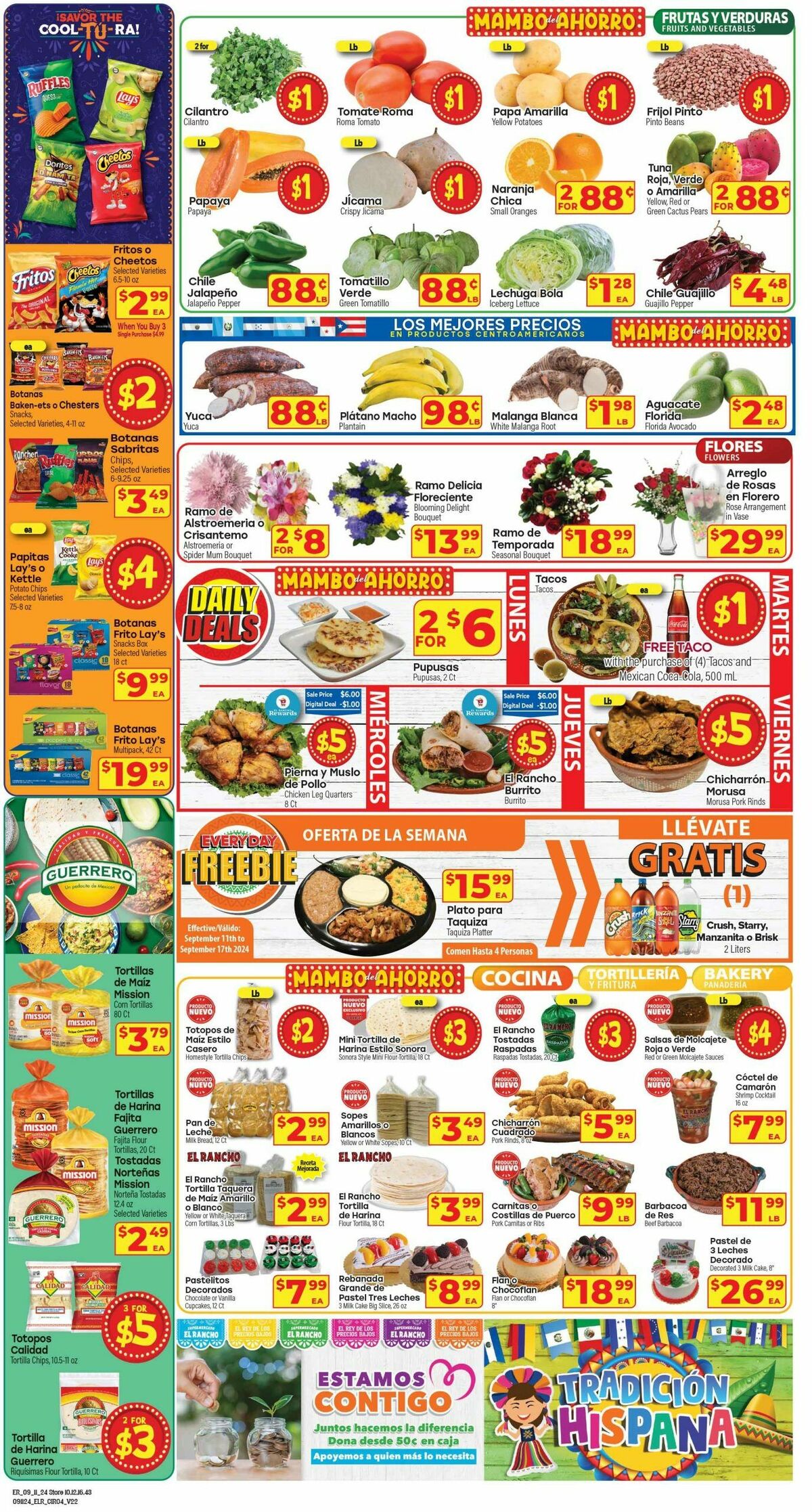 El Rancho Weekly Ad from September 11