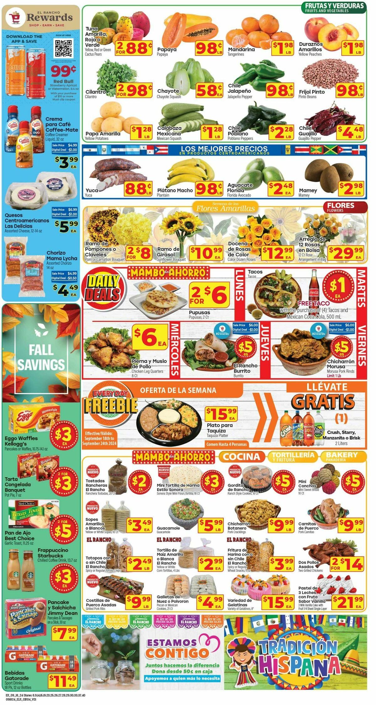 El Rancho Weekly Ad from September 18