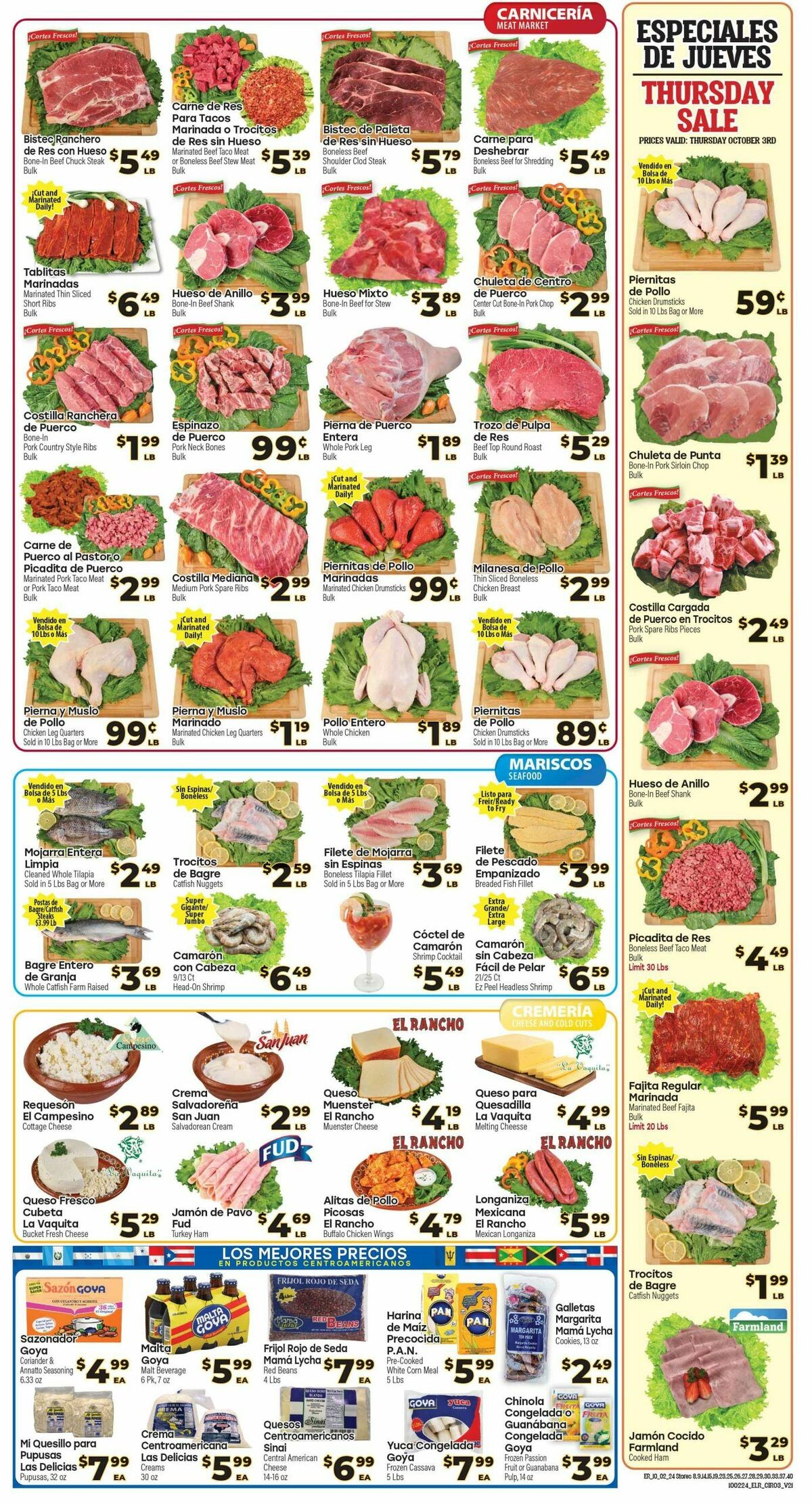 El Rancho Weekly Ad from October 2