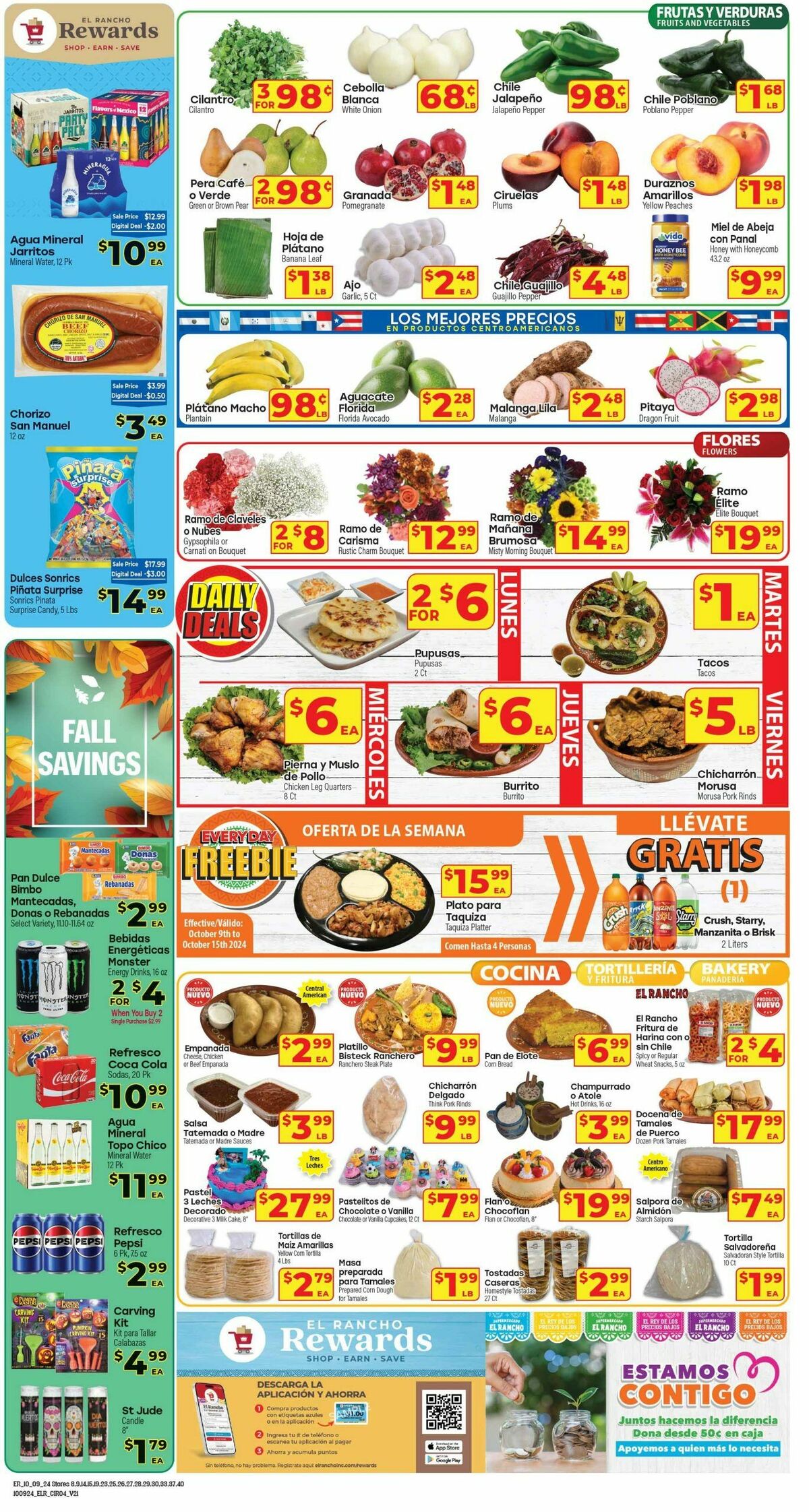 El Rancho Weekly Ad from October 9