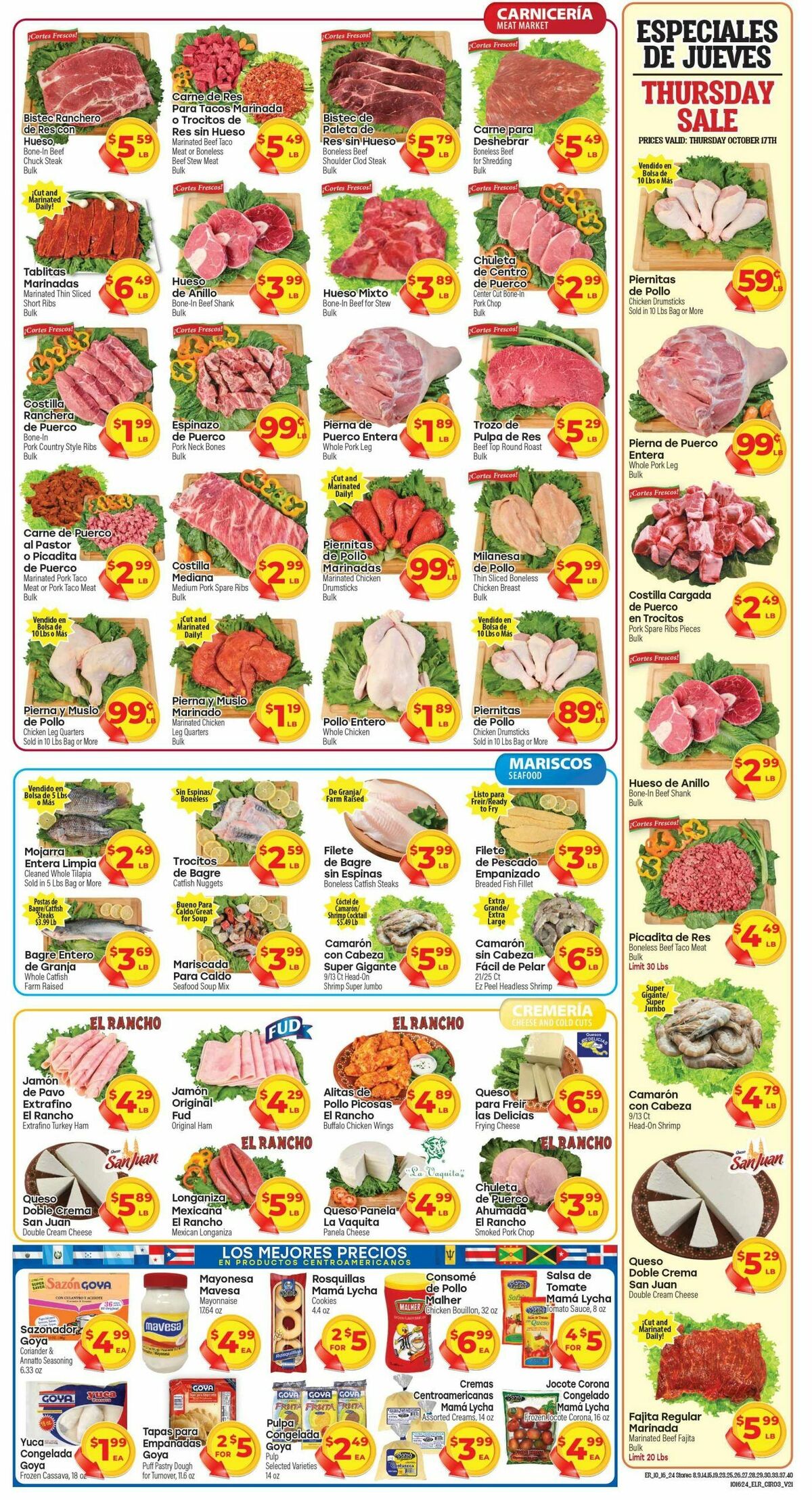 El Rancho Weekly Ad from October 16