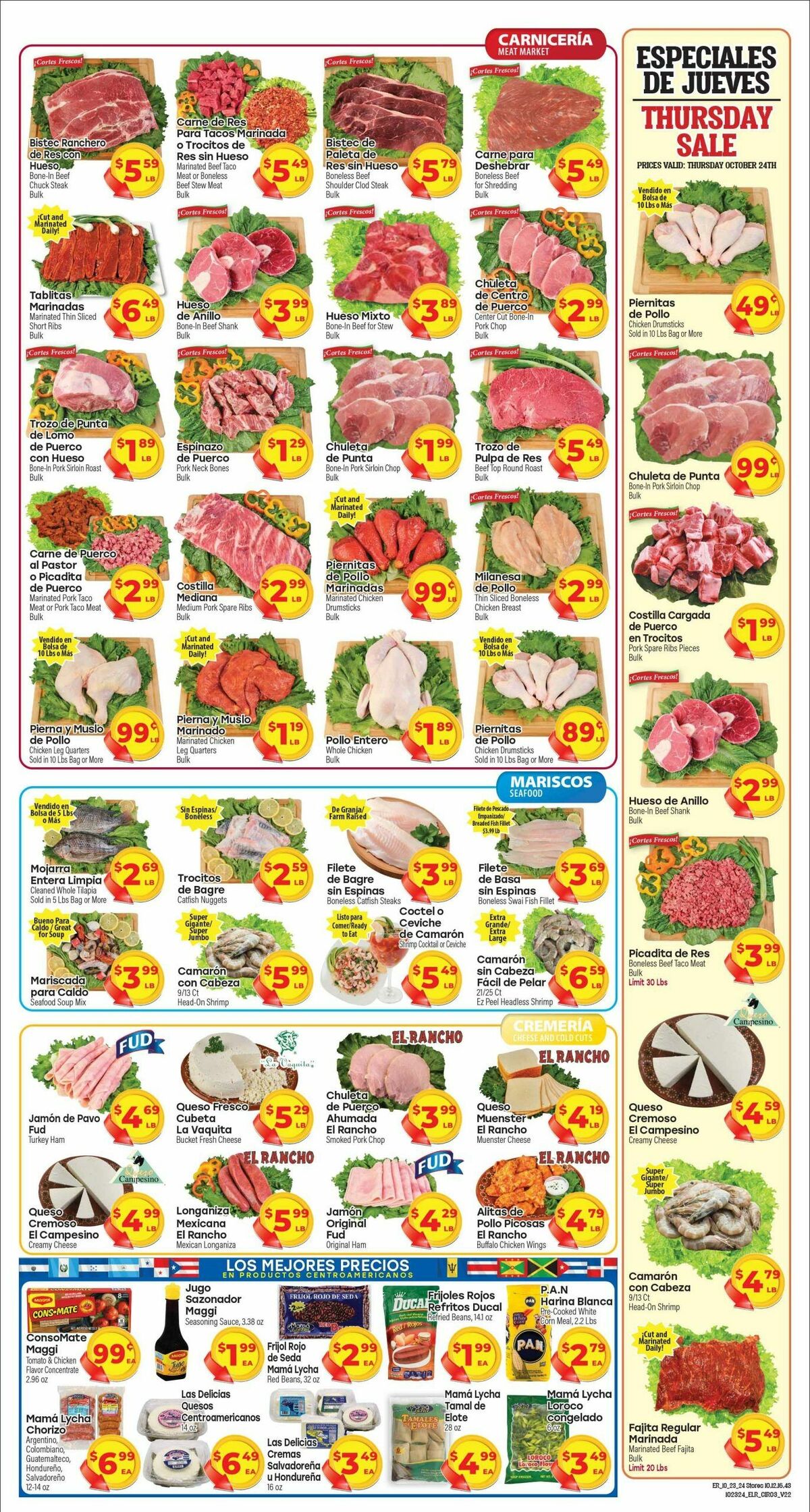 El Rancho Weekly Ad from October 23