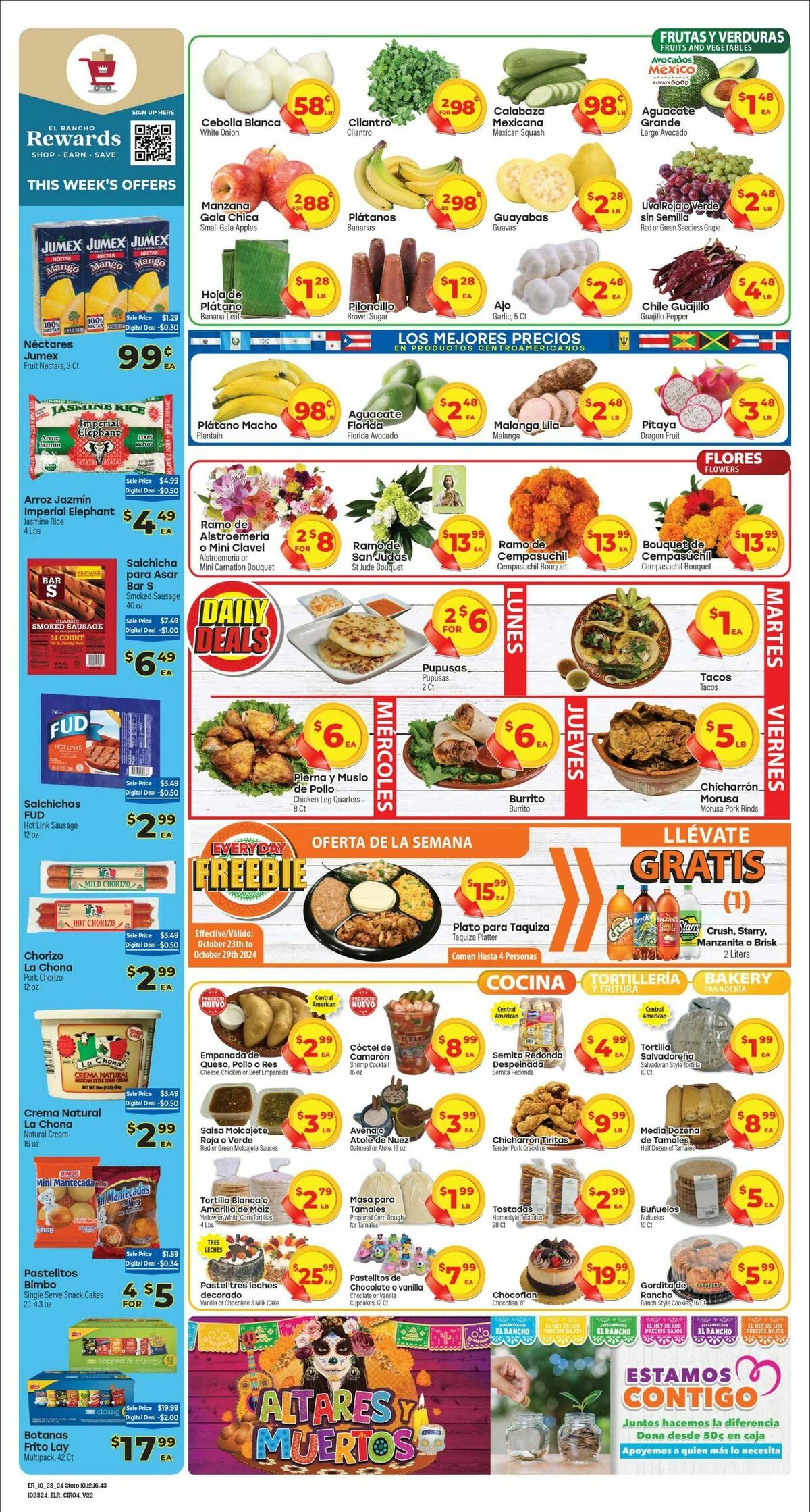 El Rancho Weekly Ad from October 23