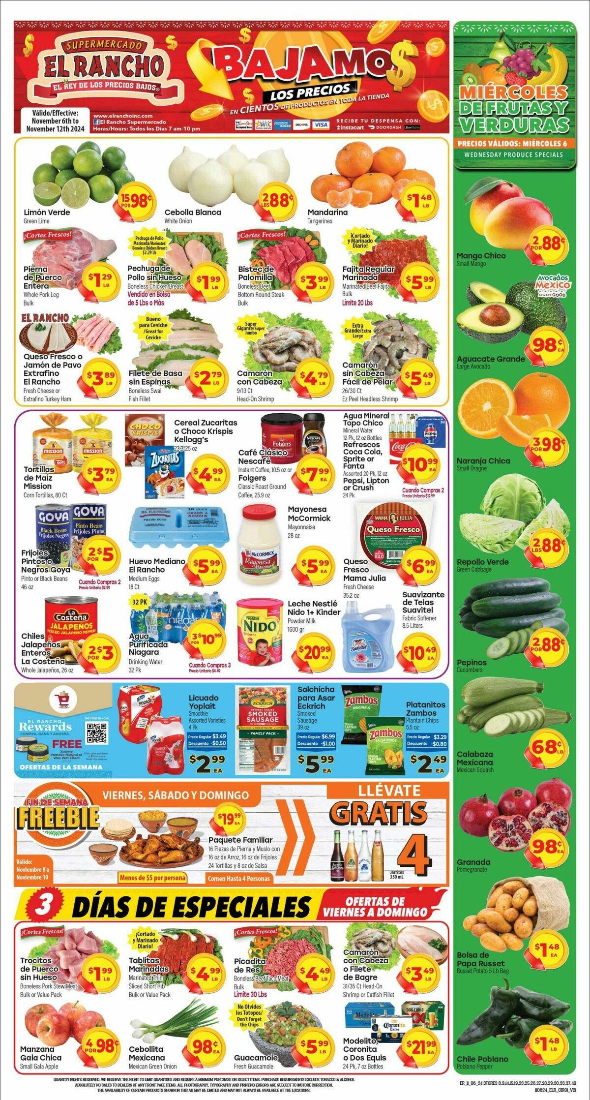 El Rancho Weekly Ad from November 6