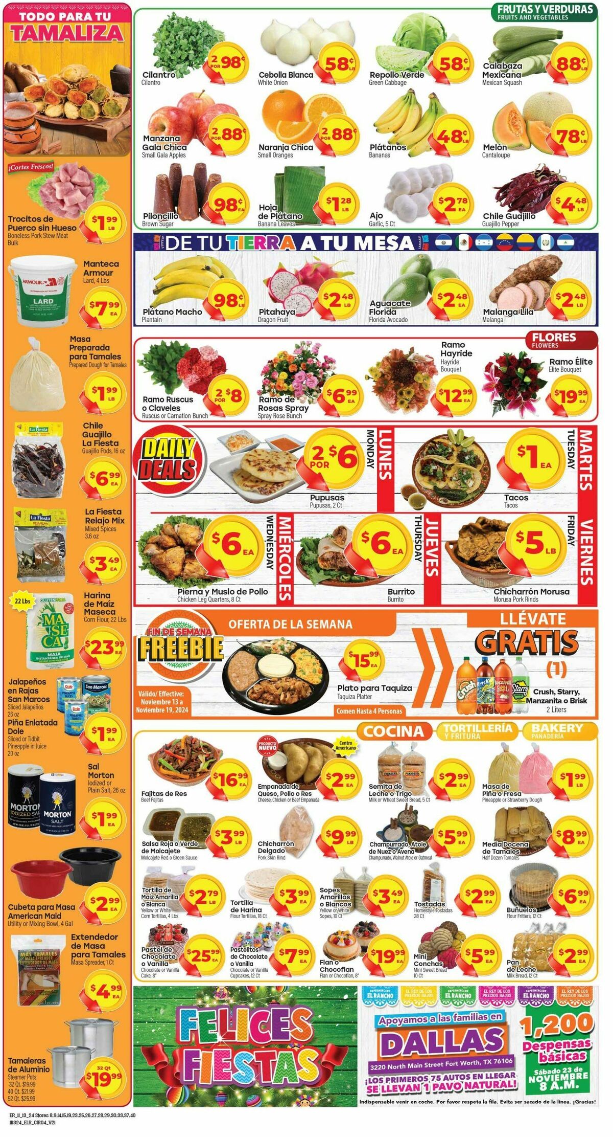 El Rancho Weekly Ad from November 13