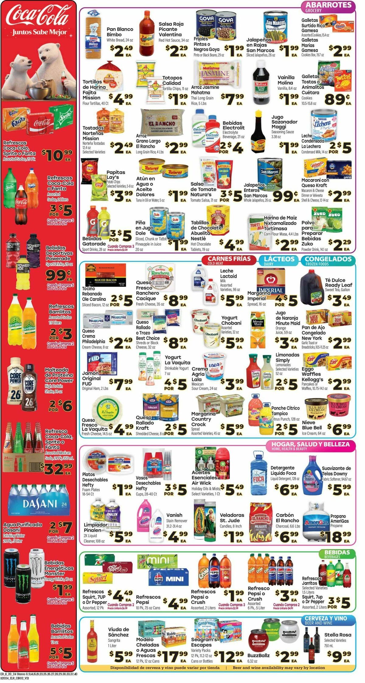 El Rancho Weekly Ad from November 20