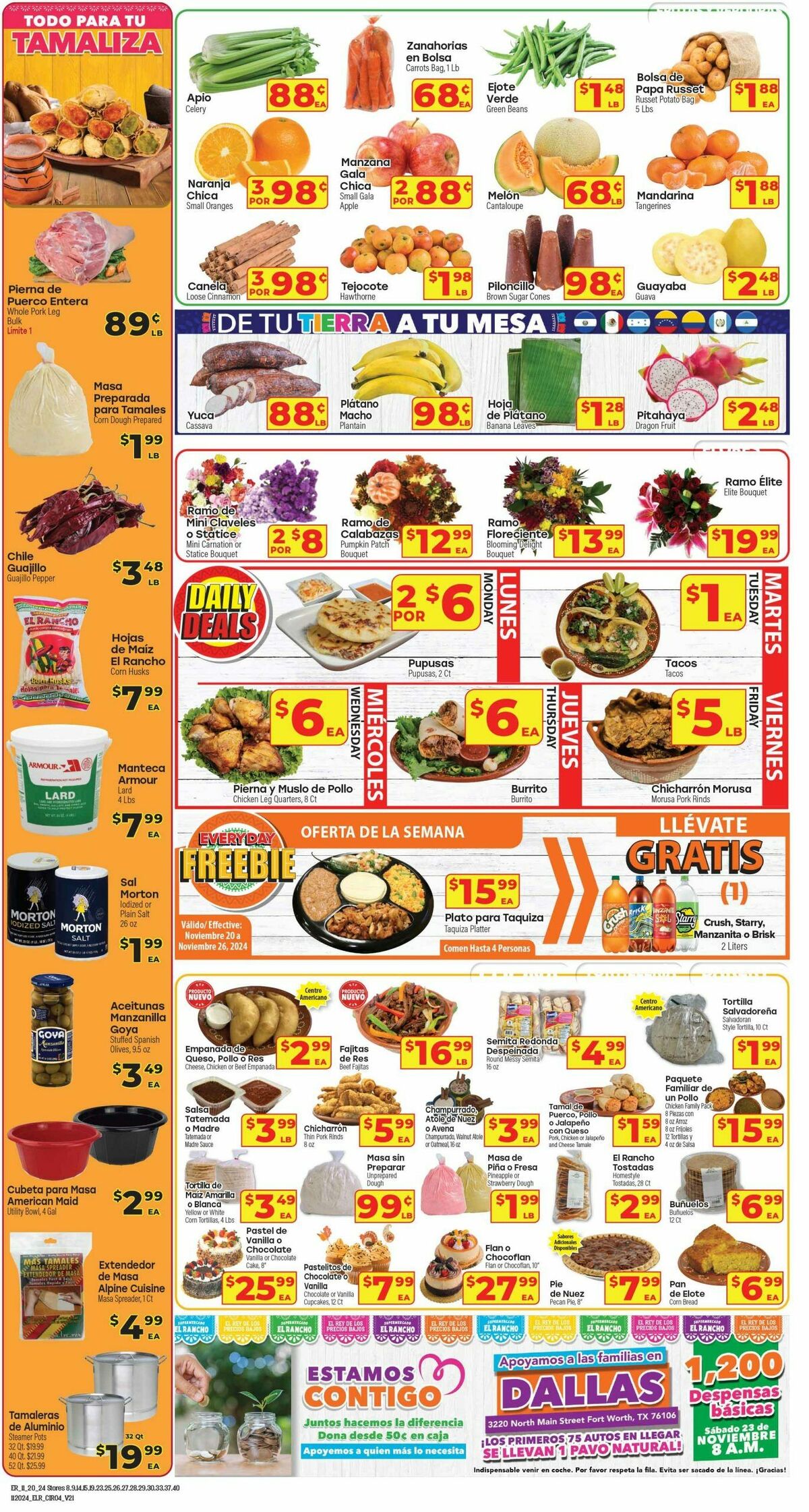 El Rancho Weekly Ad from November 20