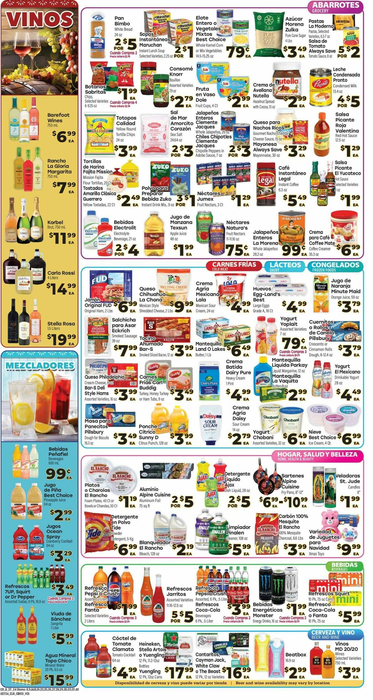 El Rancho Weekly Ad from November 27