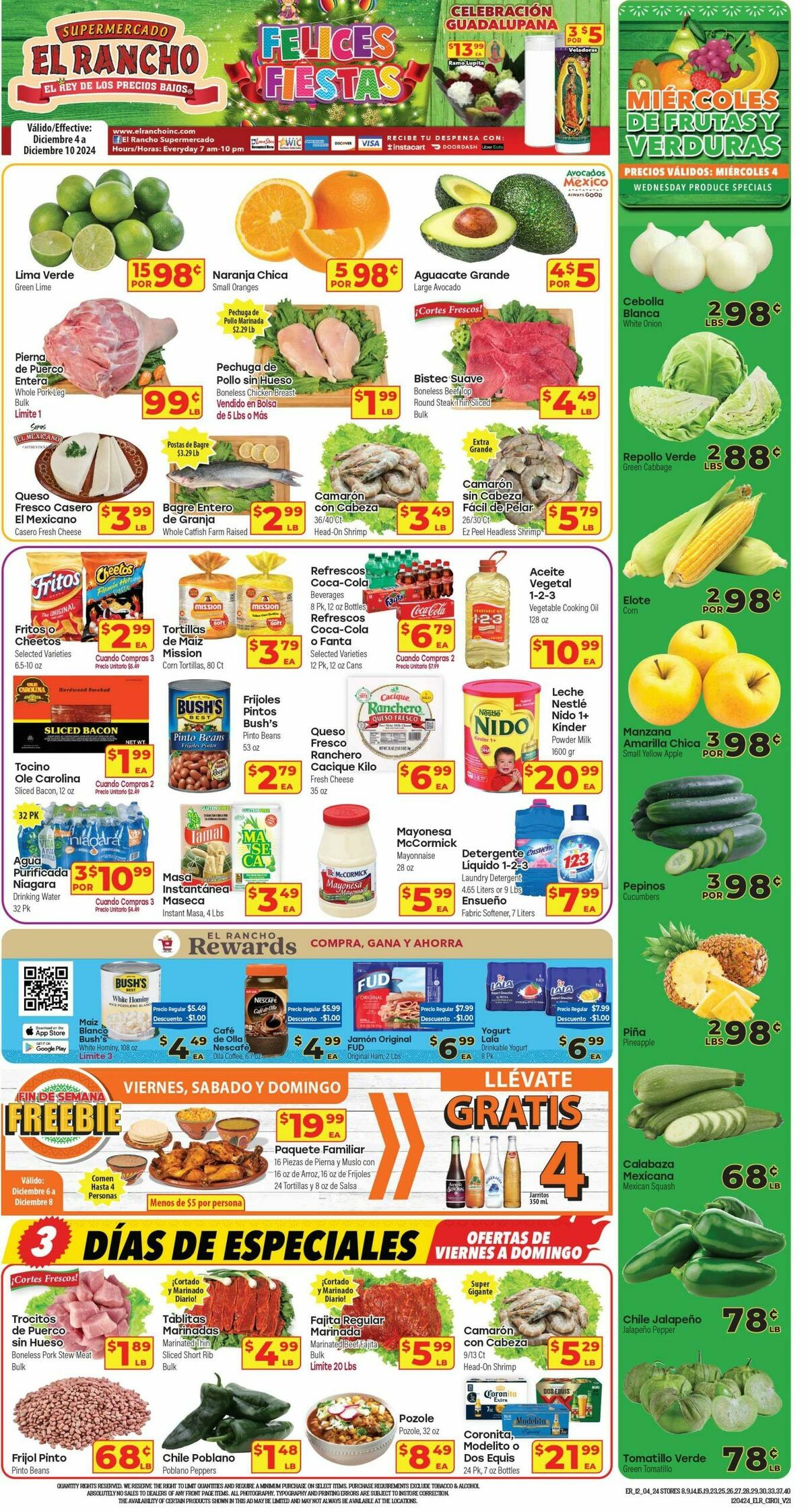 El Rancho Weekly Ad from December 4